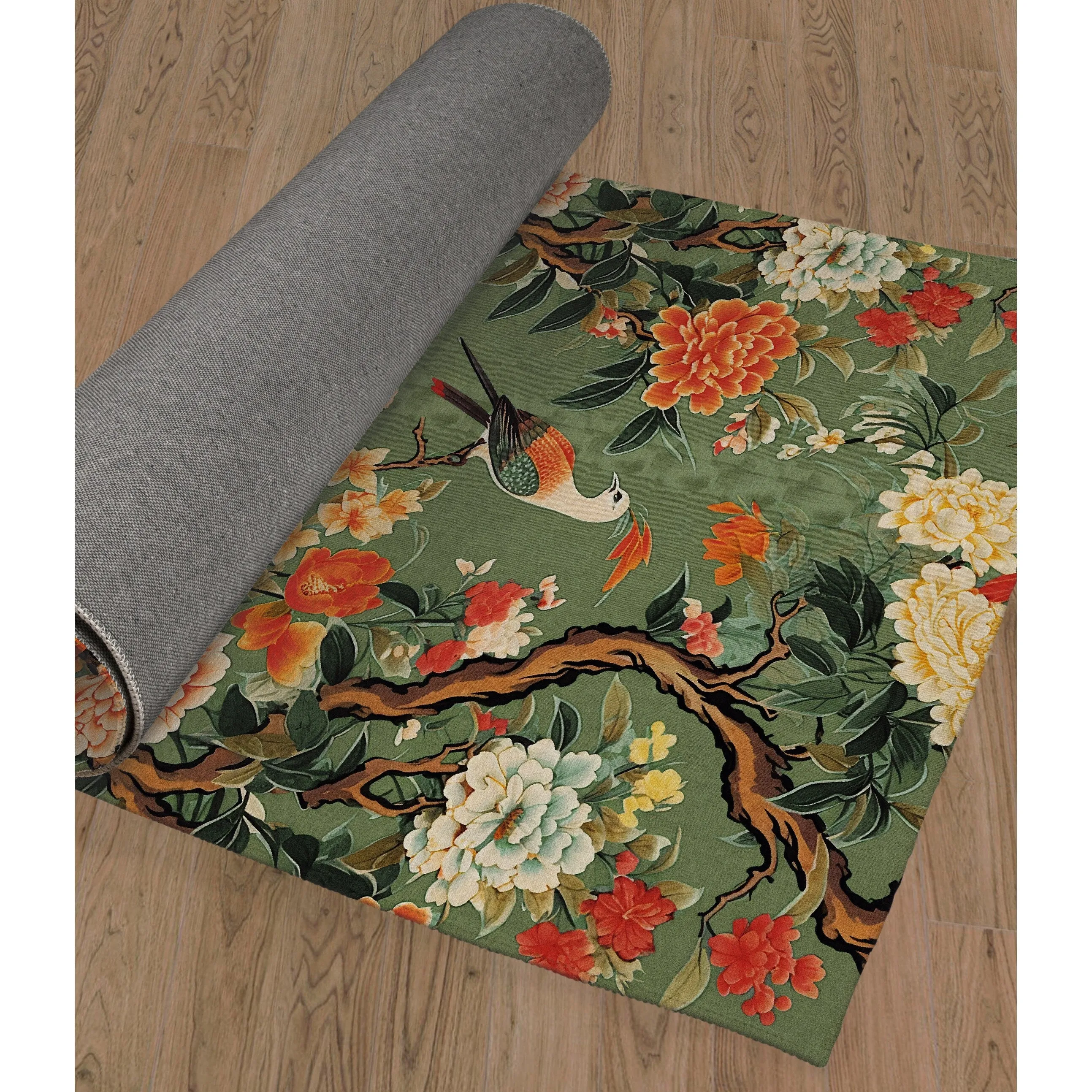 LOU GREEN Area Rug By Marina Gutierrez