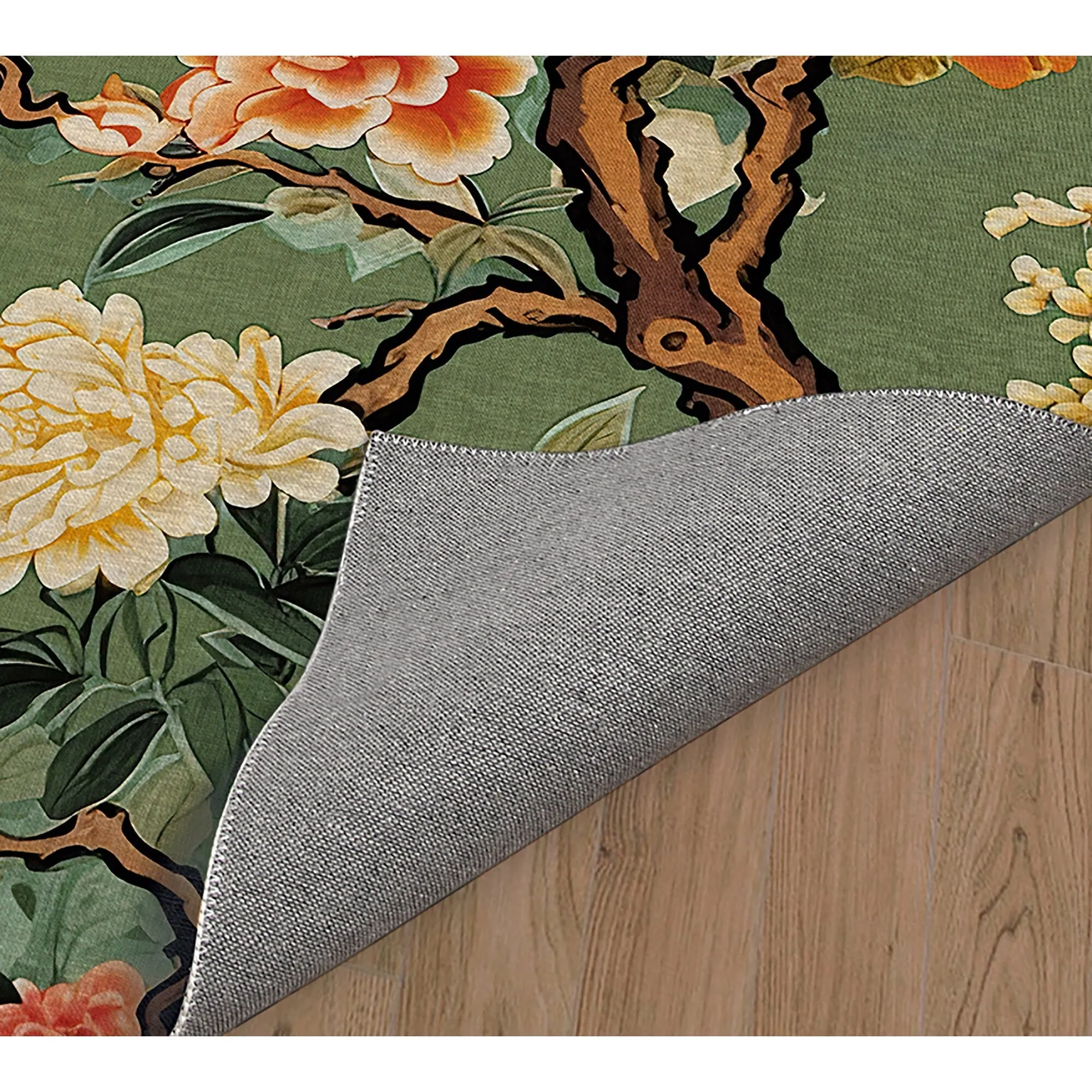 LOU GREEN Area Rug By Marina Gutierrez
