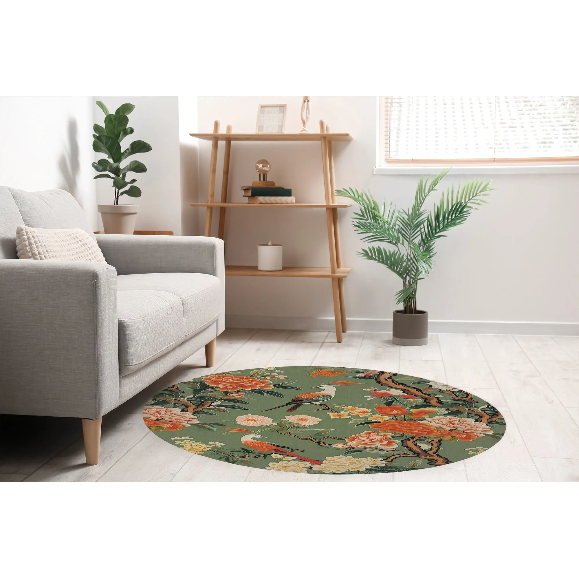 LOU GREEN Area Rug By Marina Gutierrez