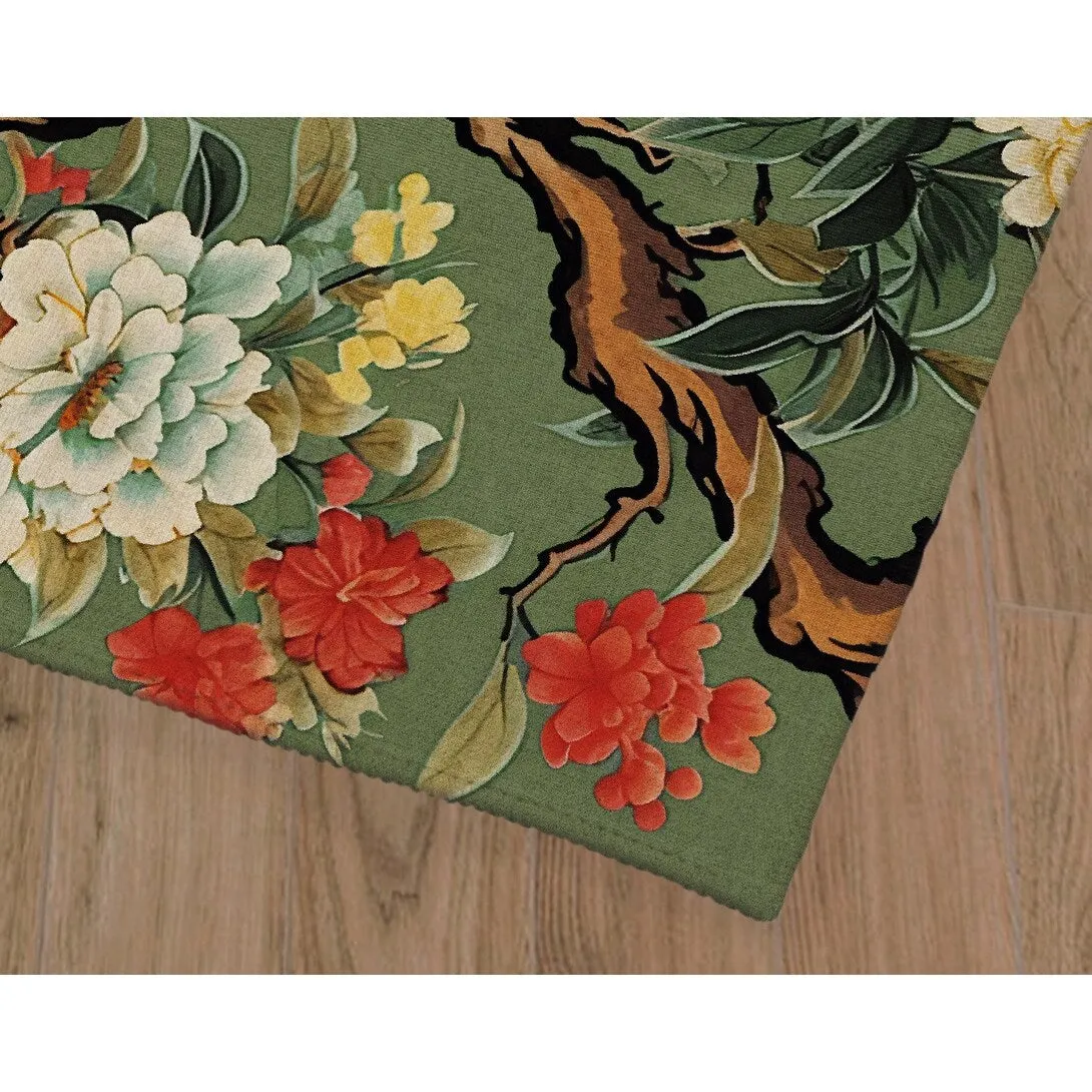 LOU GREEN Area Rug By Marina Gutierrez