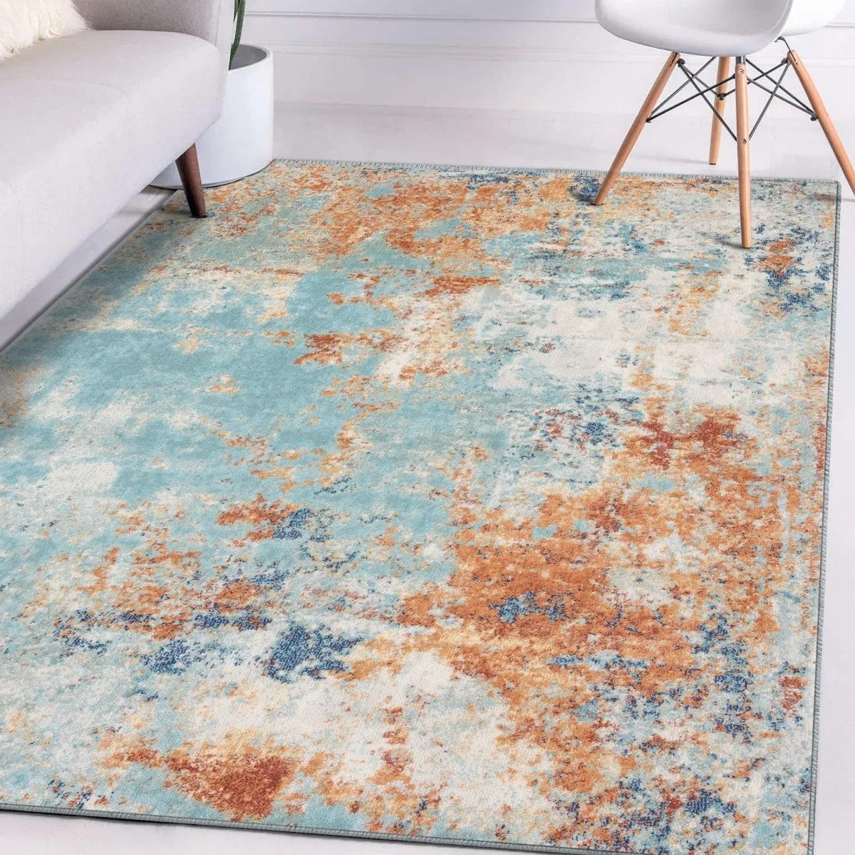 Luxe Weavers Contemporary Modern Abstract Area Rug