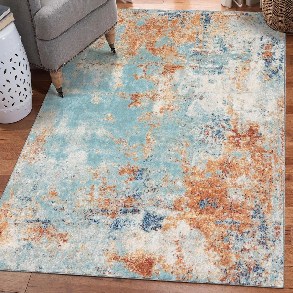 Luxe Weavers Contemporary Modern Abstract Area Rug