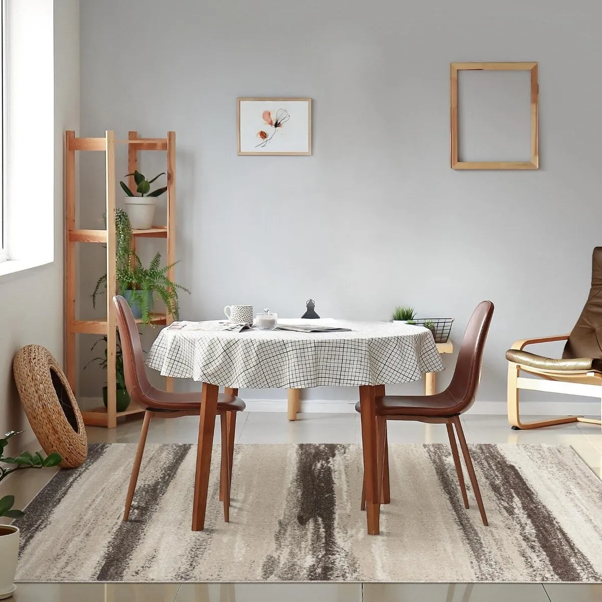 Luxe Weavers Modern Abstract Stripe Area Rug