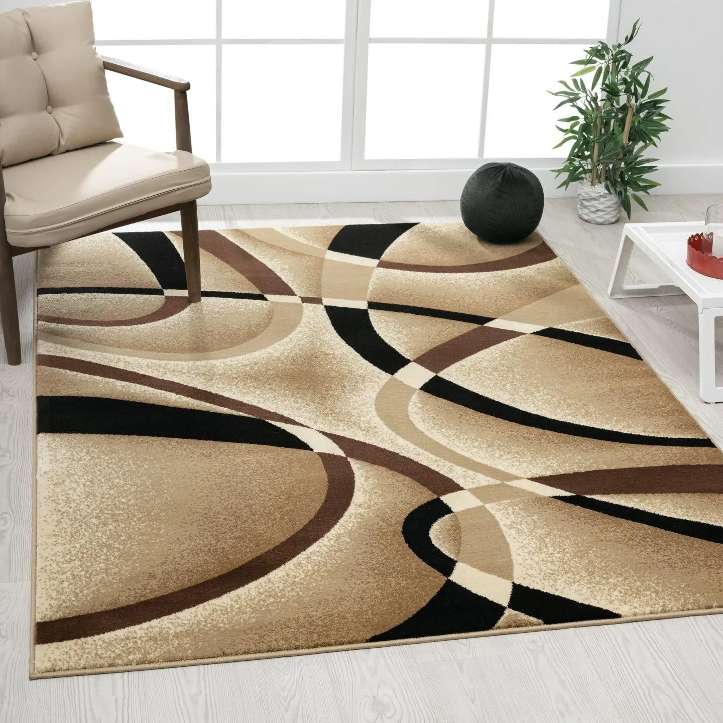Luxe Weavers Modern Area Rug