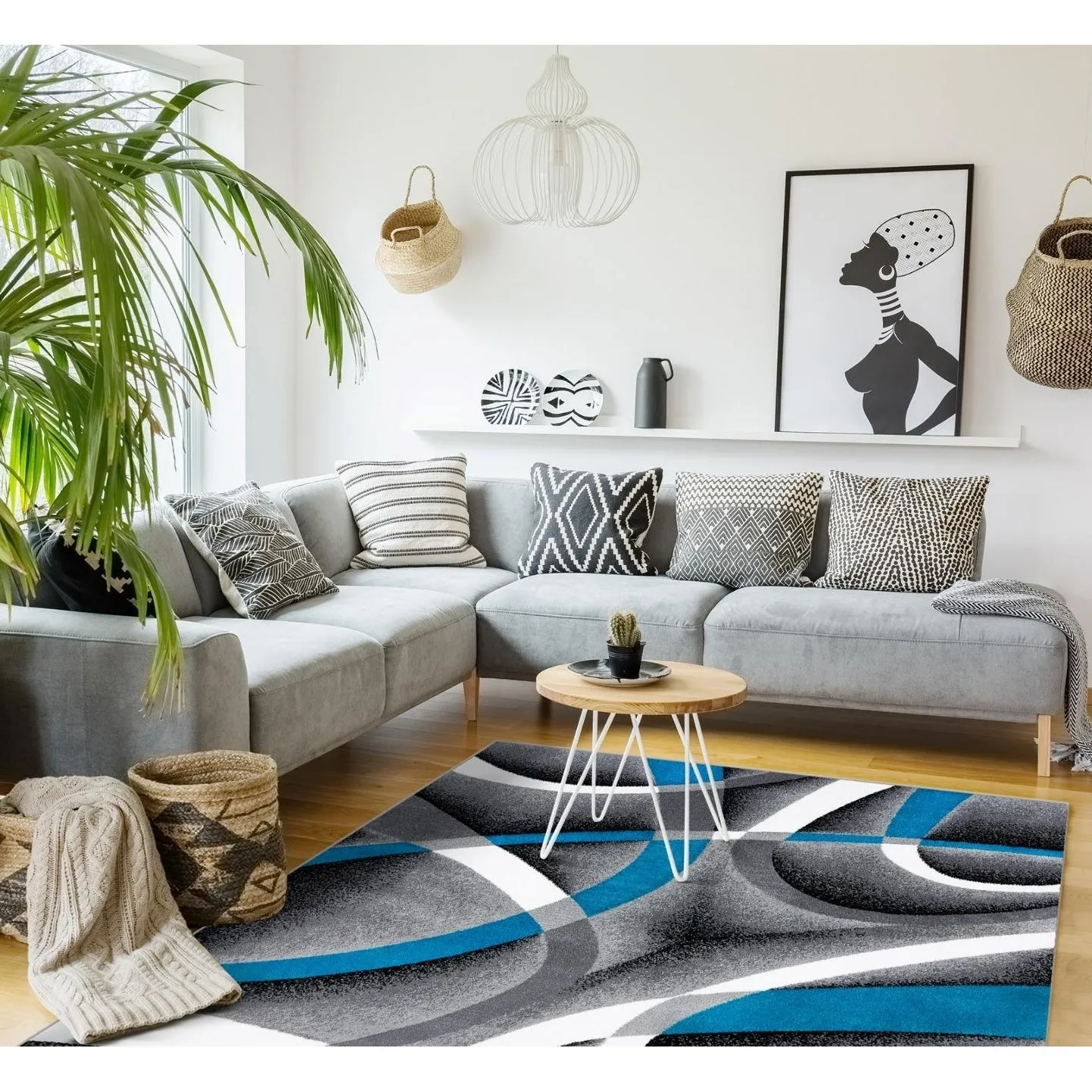 Luxe Weavers Modern Area Rug