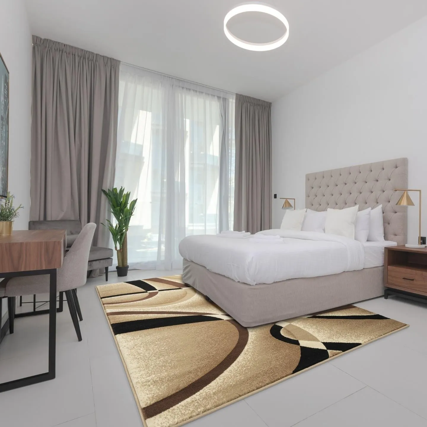 Luxe Weavers Modern Area Rug