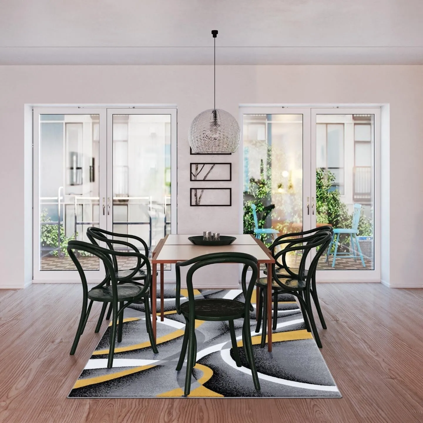 Luxe Weavers Modern Area Rug