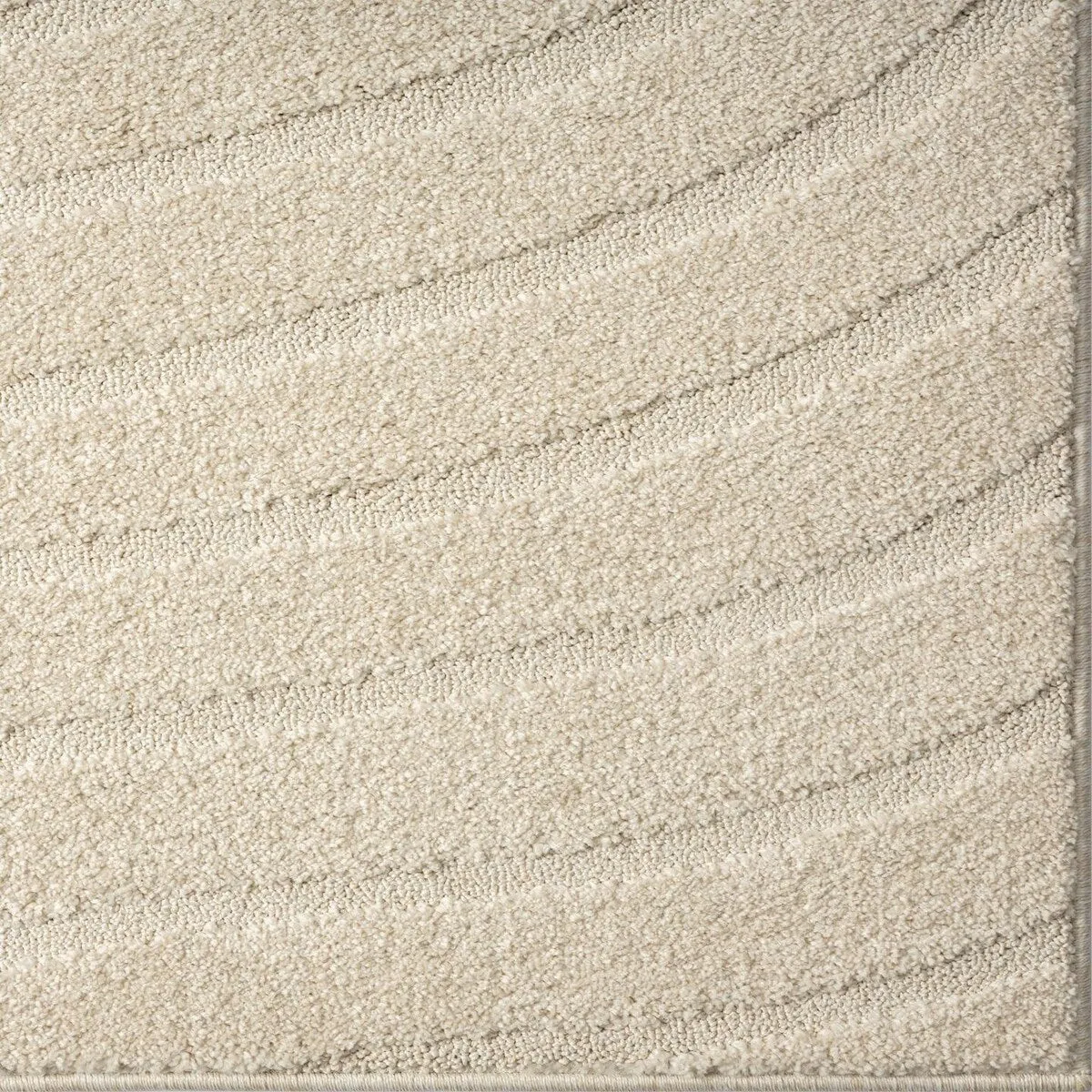 Luxe Weavers Modern Geometric Wave Area Rug. Stain Resistant Carpet