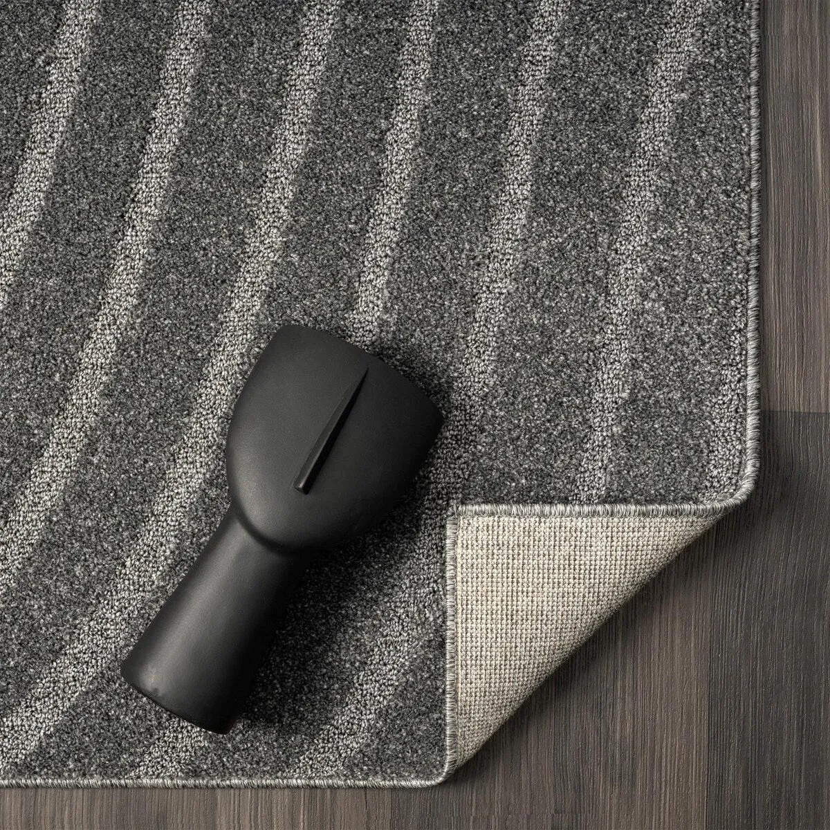 Luxe Weavers Modern Geometric Wave Area Rug. Stain Resistant Carpet