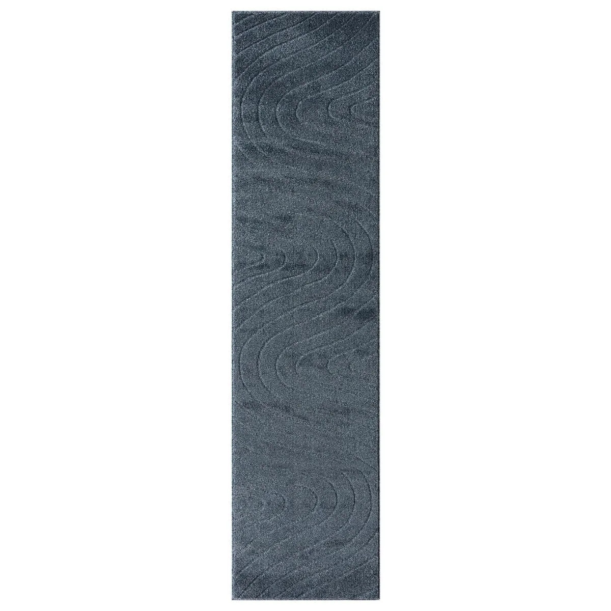 Luxe Weavers Modern Geometric Wave Area Rug. Stain Resistant Carpet