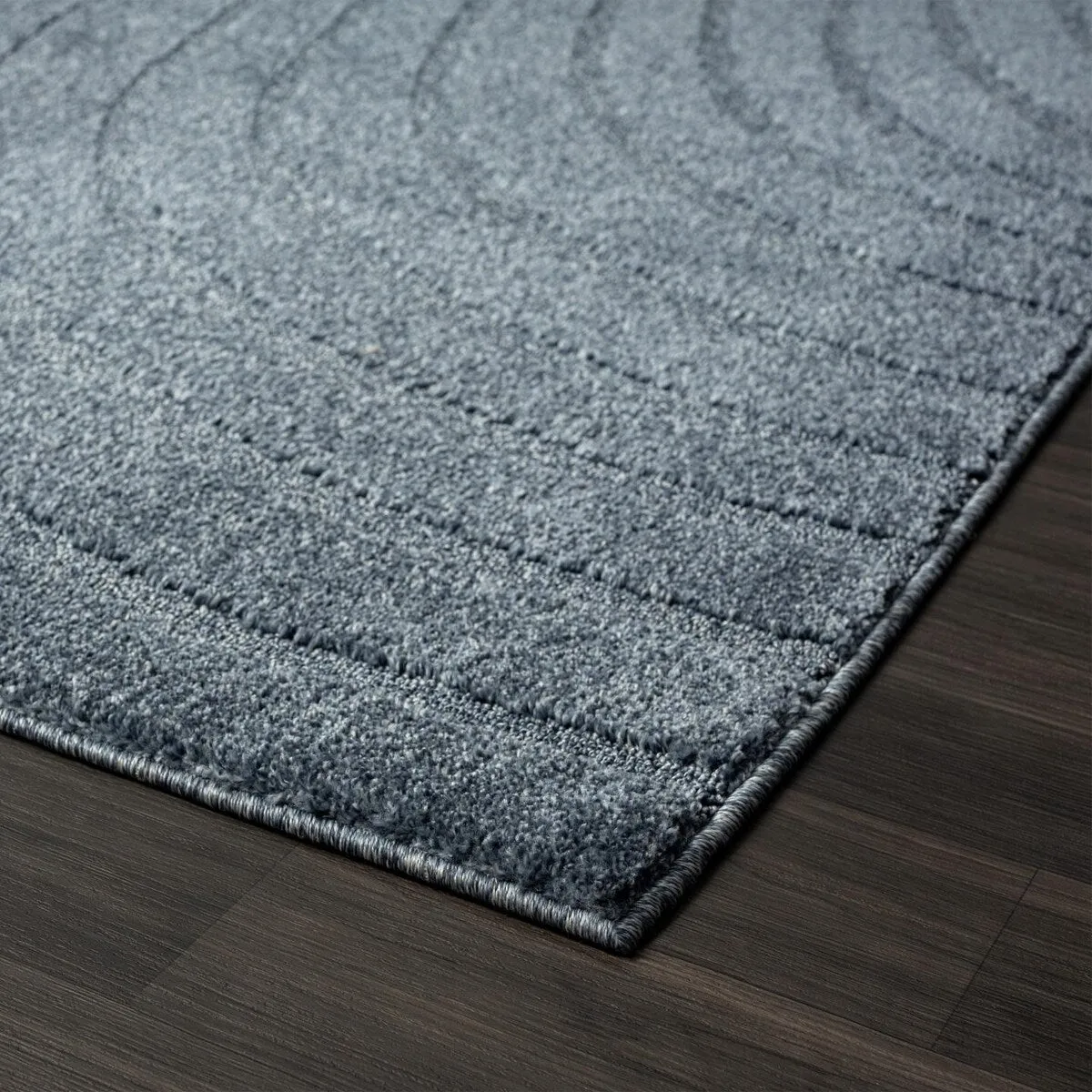 Luxe Weavers Modern Geometric Wave Area Rug. Stain Resistant Carpet