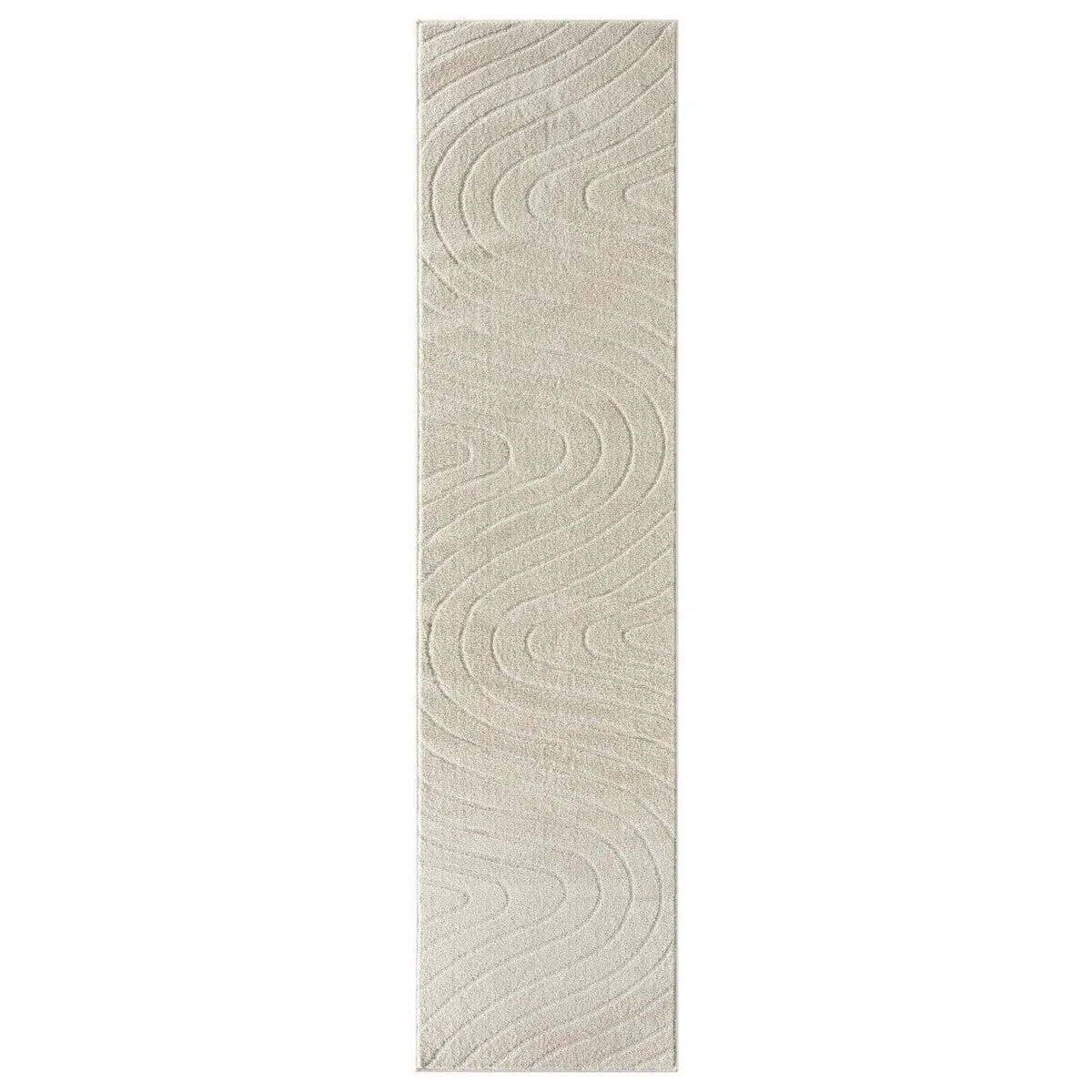 Luxe Weavers Modern Geometric Wave Area Rug. Stain Resistant Carpet