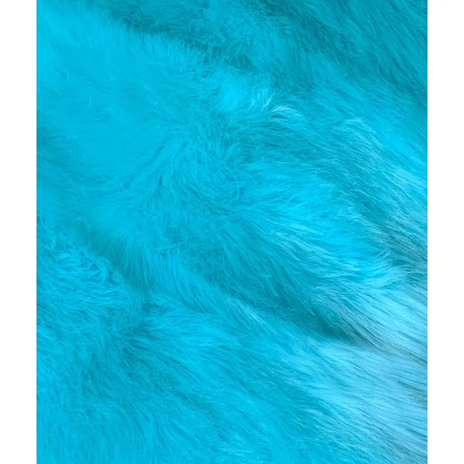 Luxurious Faux Sheepskin Round Area Rug