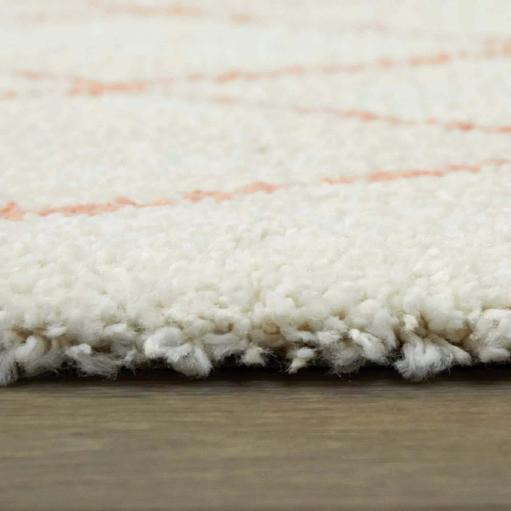 Mabelle Trellis Shag Area Rug