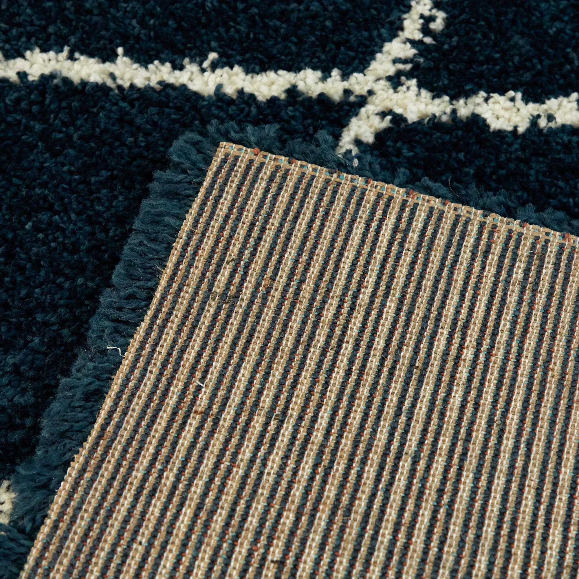 Mabelle Trellis Shag Area Rug