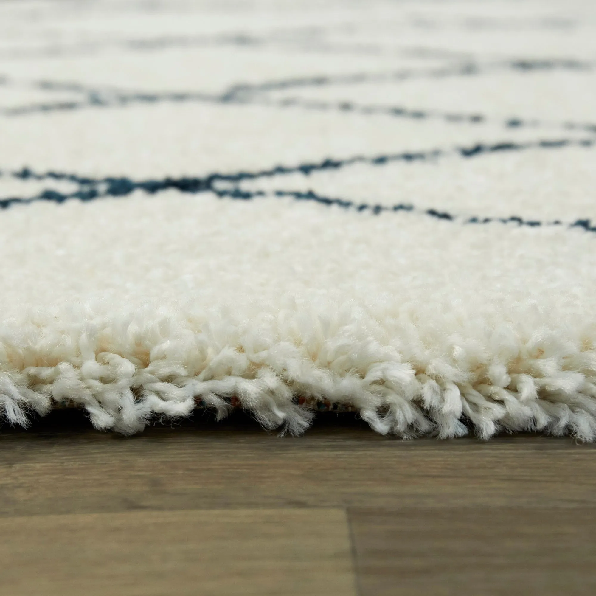Mabelle Trellis Shag Area Rug