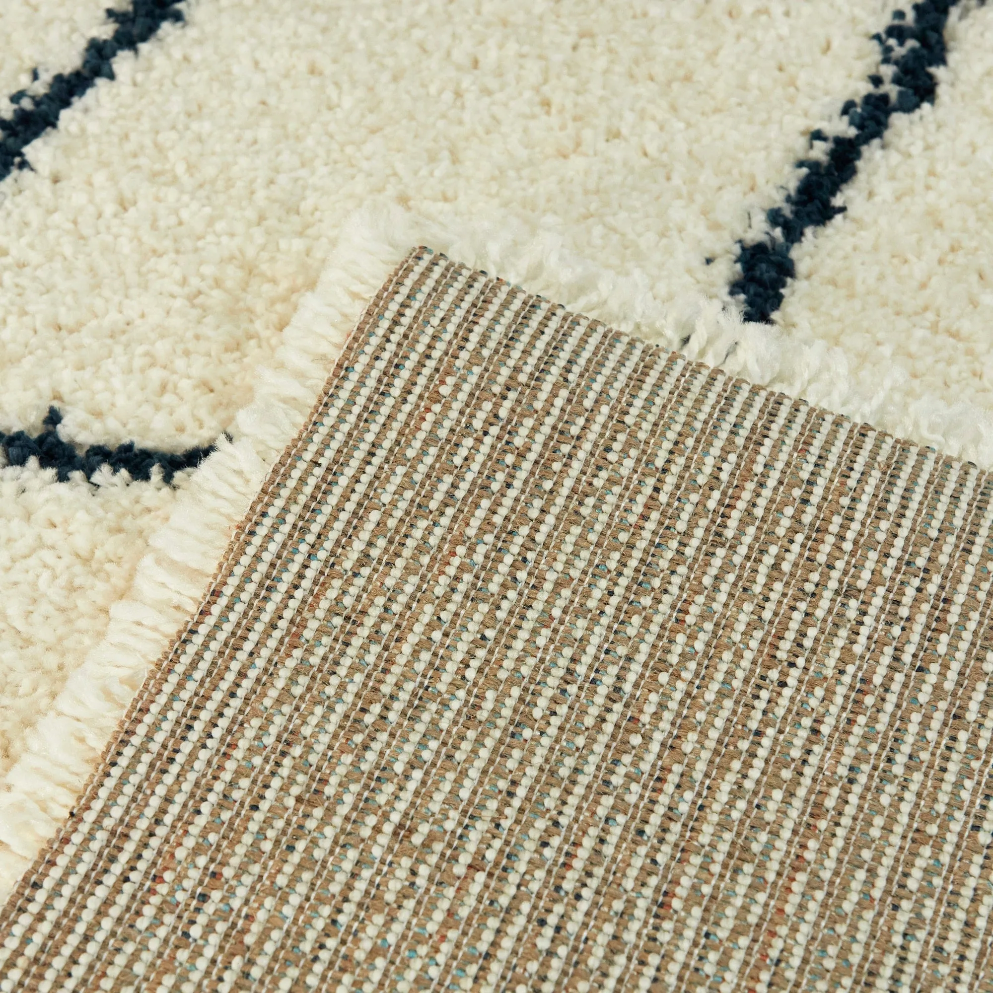 Mabelle Trellis Shag Area Rug
