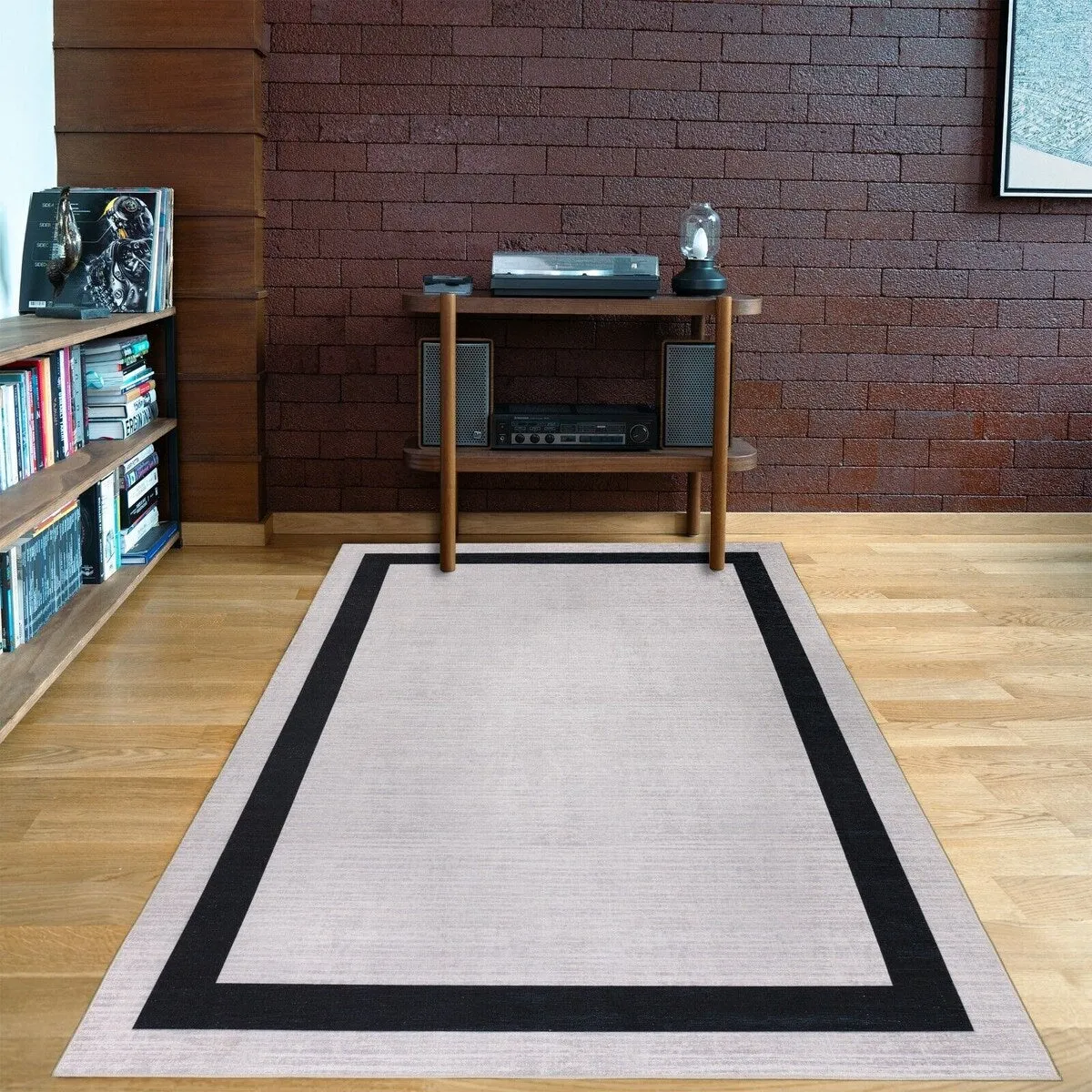 Machine Washable-Eco-Friendly Area Rug With Non-Slip Backing Everest Design