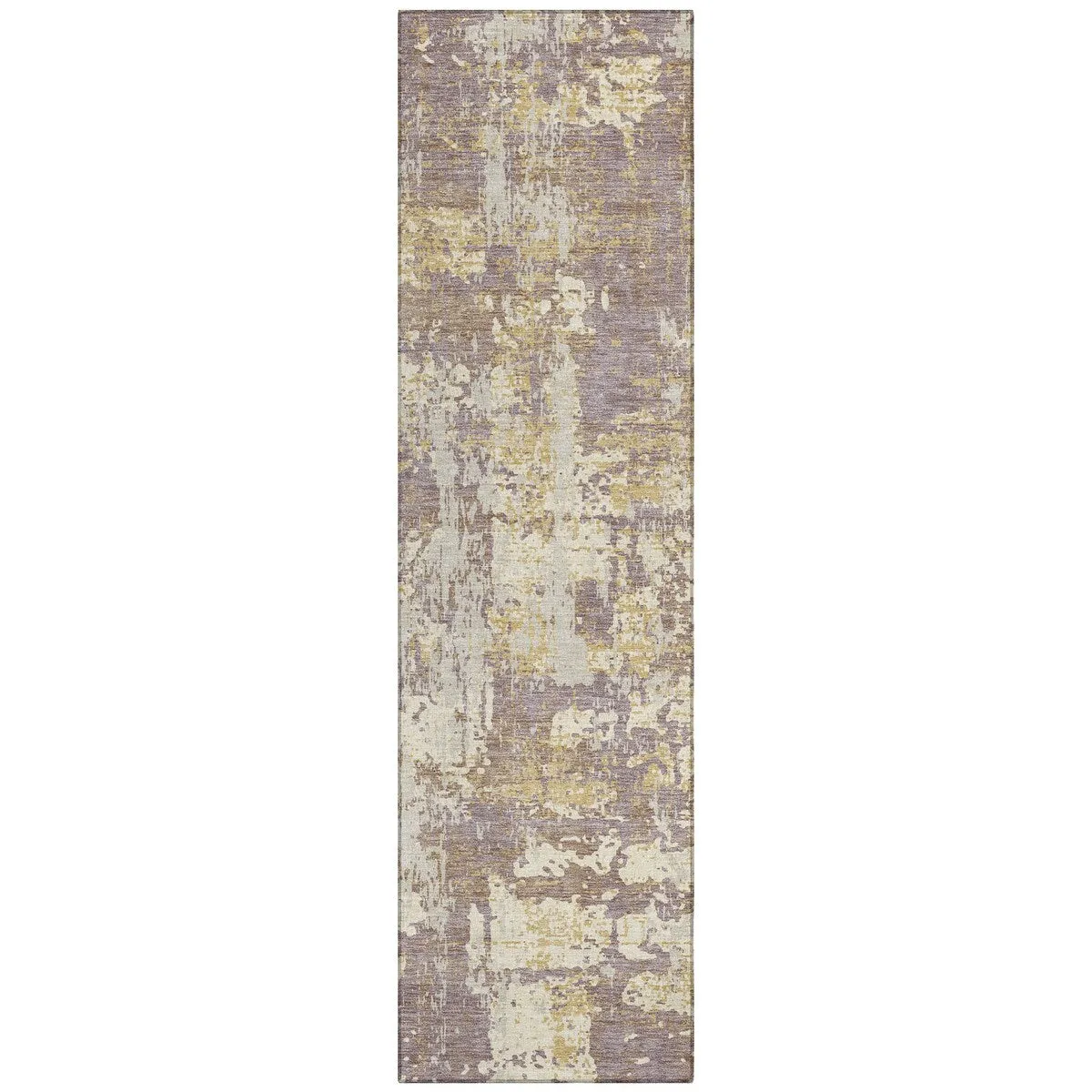 Machine Washable Indoor/ Outdoor Abstract Chantille Rug