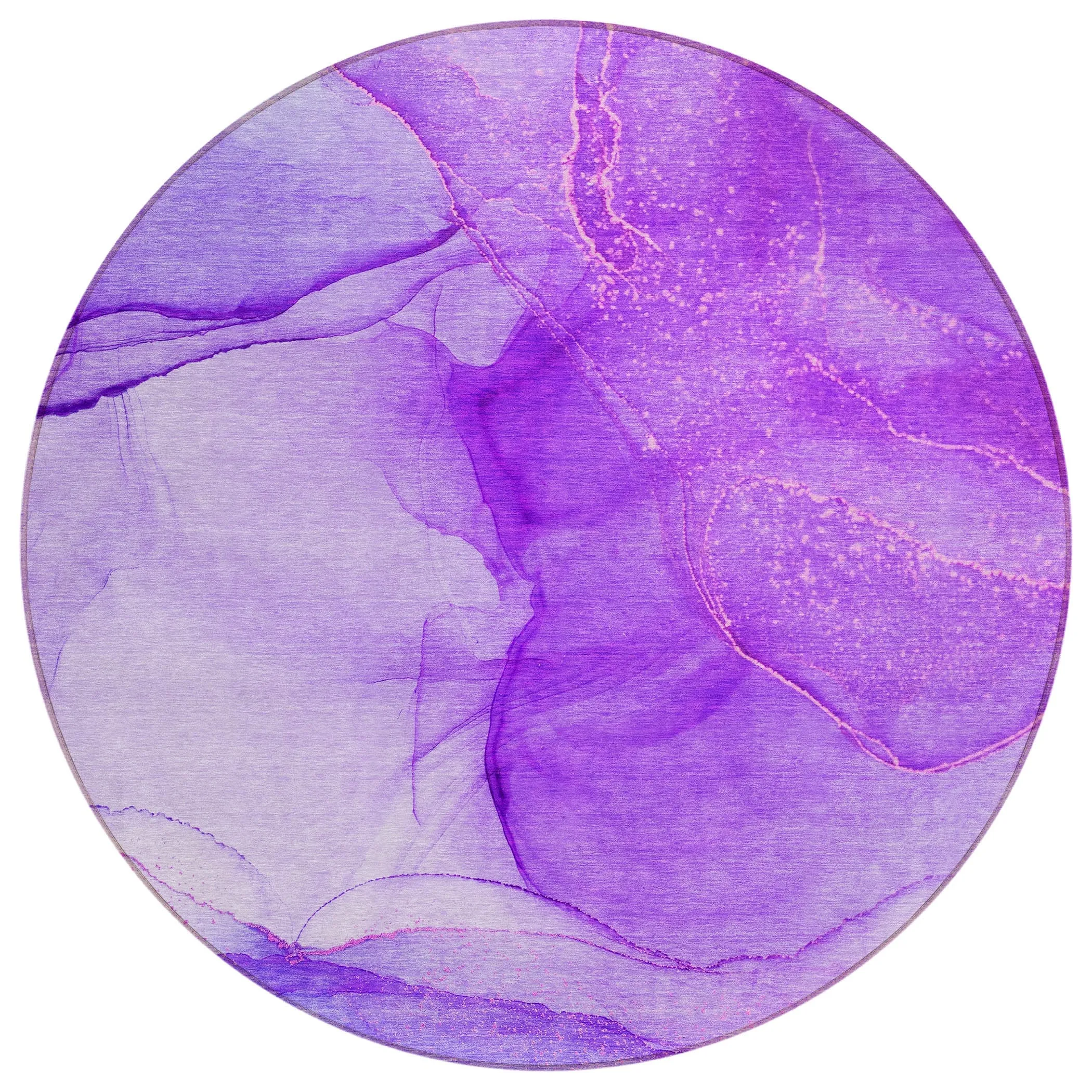 Machine Washable Indoor/ Outdoor Abstract Chantille Rug