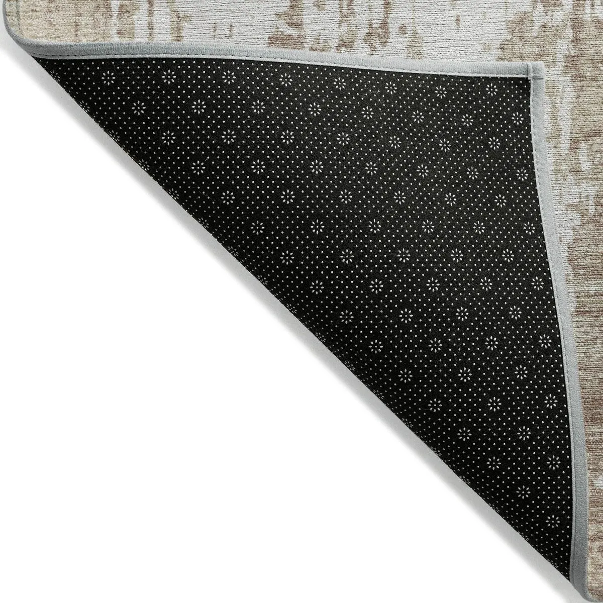 Machine Washable Indoor/ Outdoor Abstract Chantille Rug