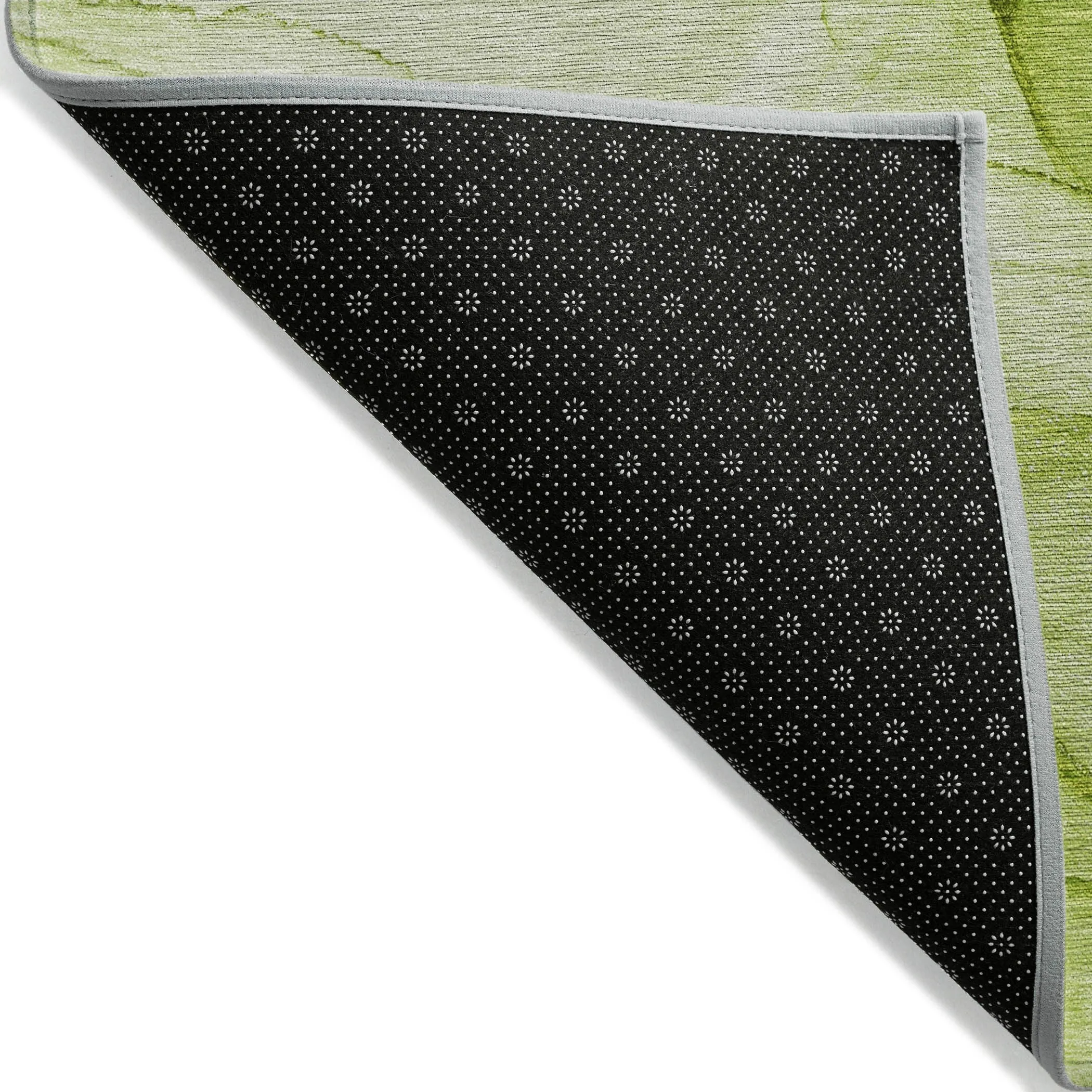 Machine Washable Indoor/ Outdoor Abstract Chantille Rug