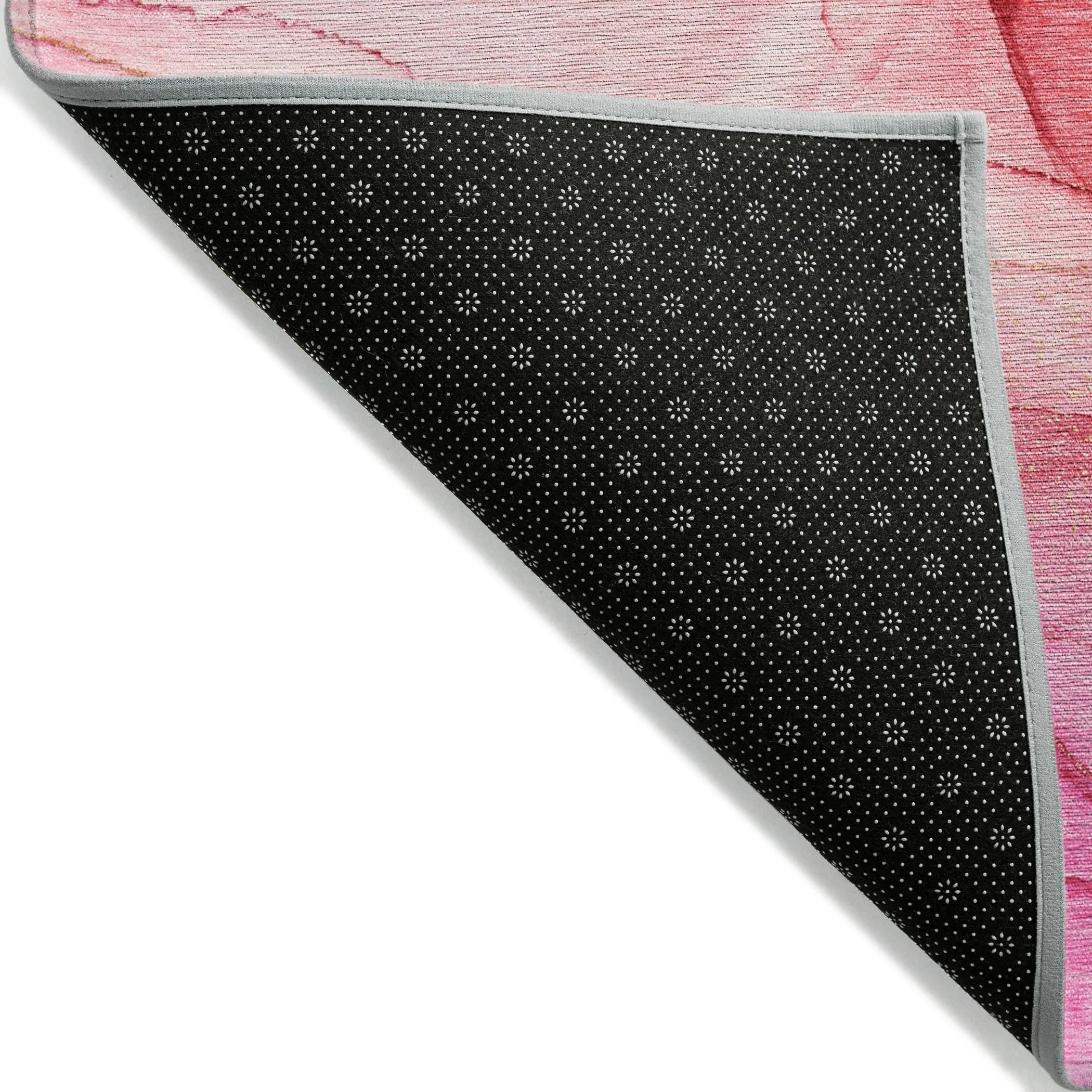 Machine Washable Indoor/ Outdoor Abstract Chantille Rug