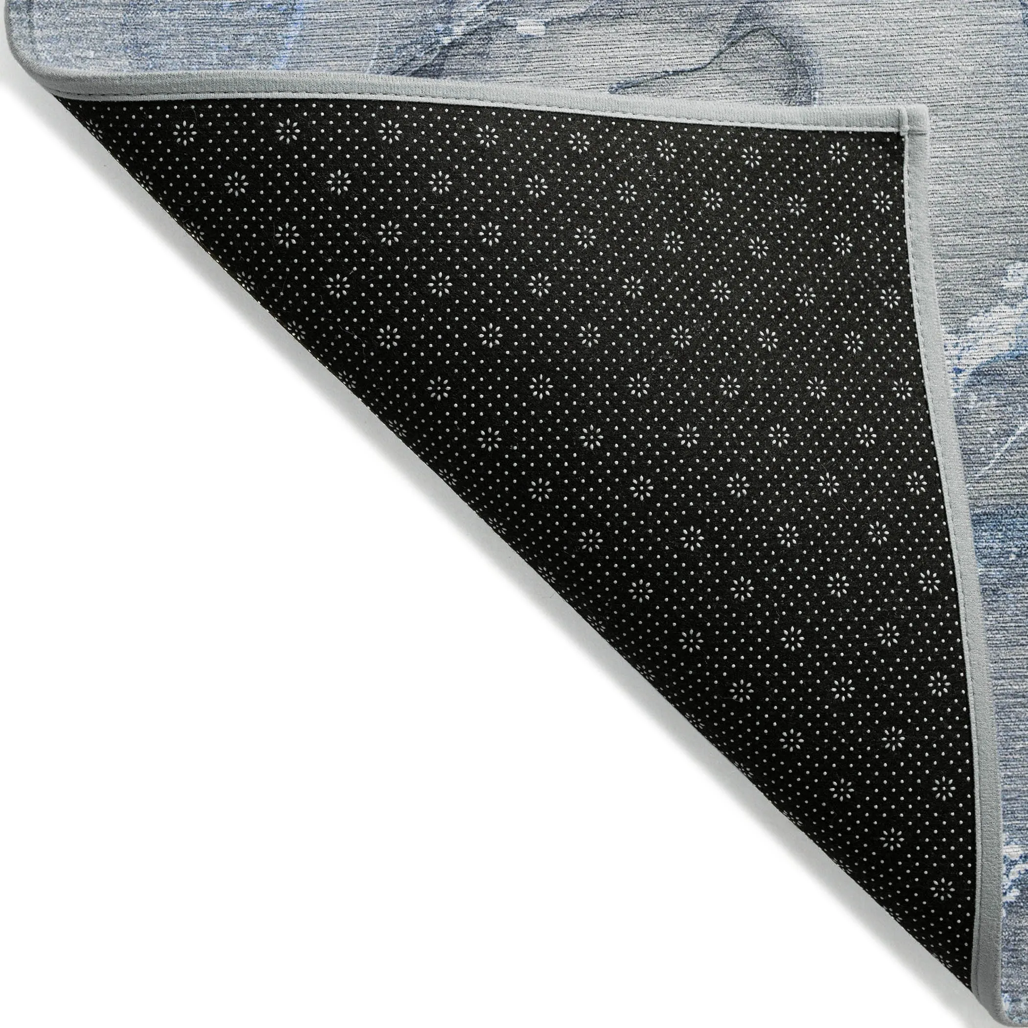 Machine Washable Indoor/ Outdoor Abstract Chantille Rug