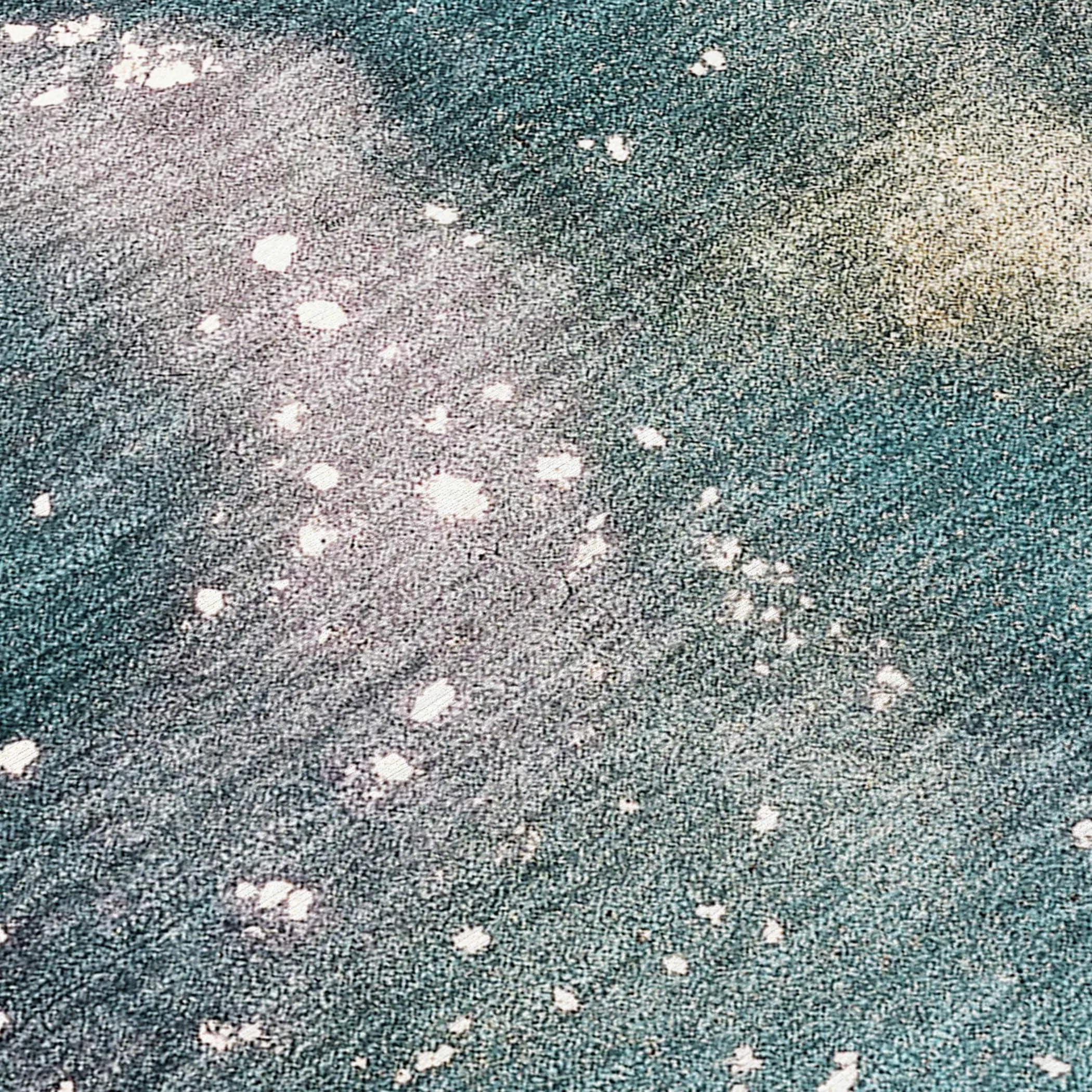 Machine Washable Indoor/ Outdoor Abstract Chantille Rug