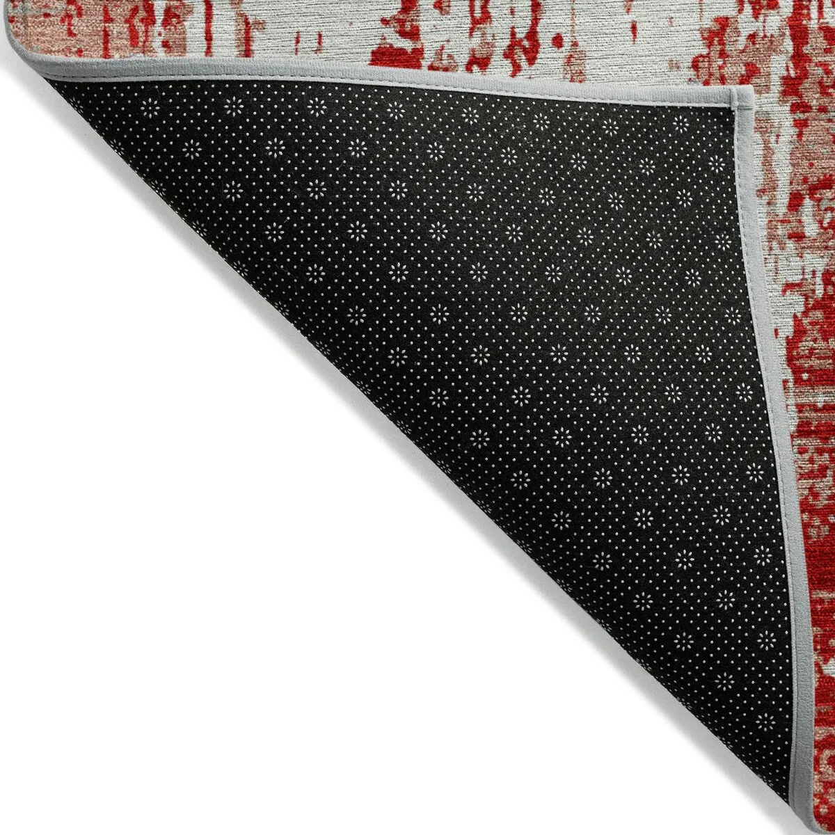 Machine Washable Indoor/ Outdoor Abstract Chantille Rug
