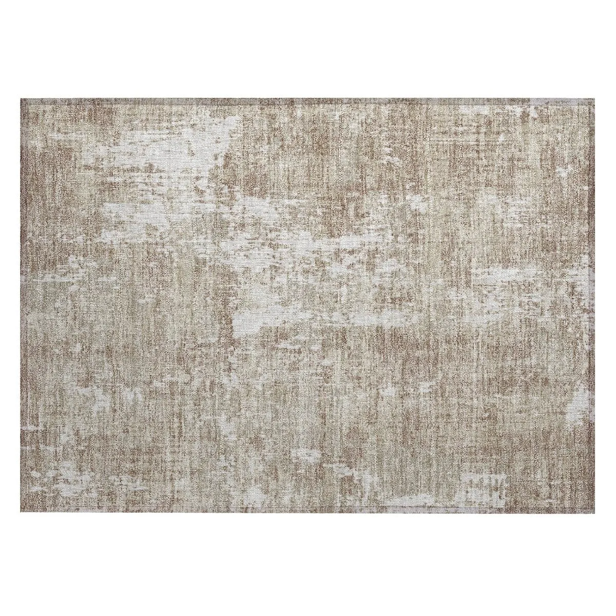 Machine Washable Indoor/ Outdoor Abstract Chantille Rug