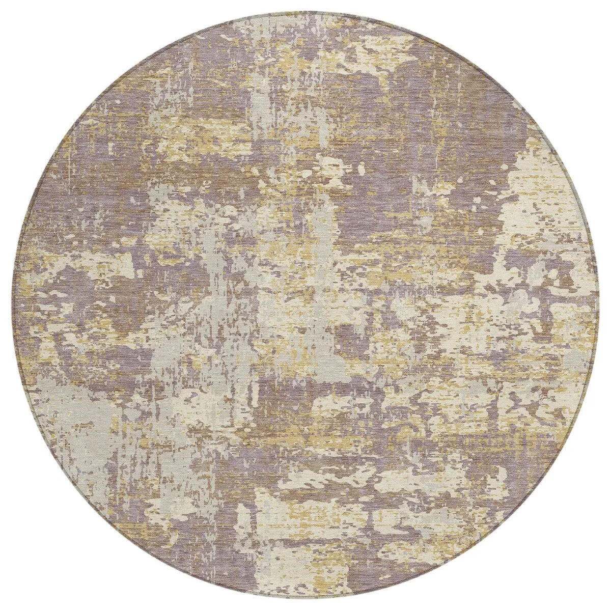 Machine Washable Indoor/ Outdoor Abstract Chantille Rug