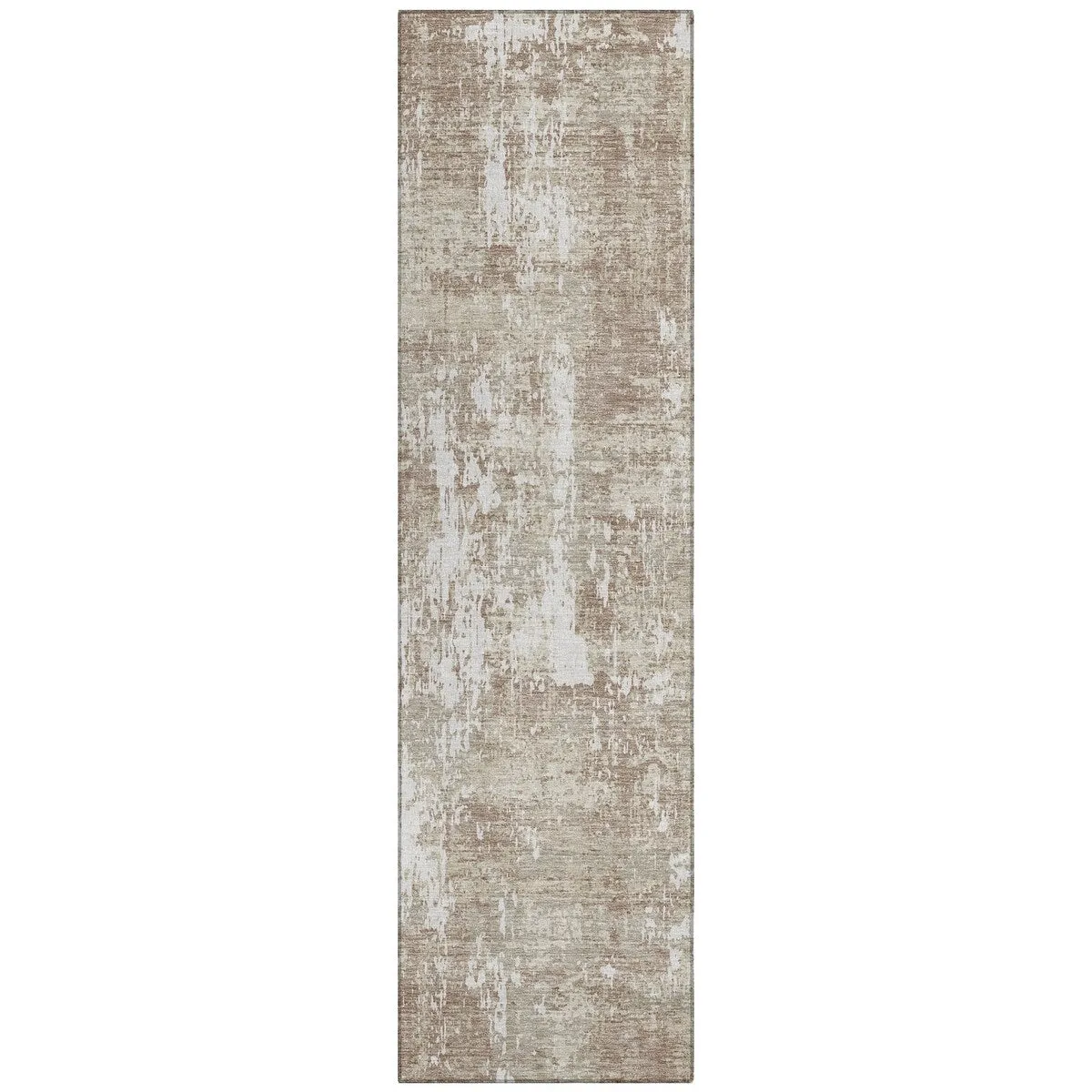 Machine Washable Indoor/ Outdoor Abstract Chantille Rug