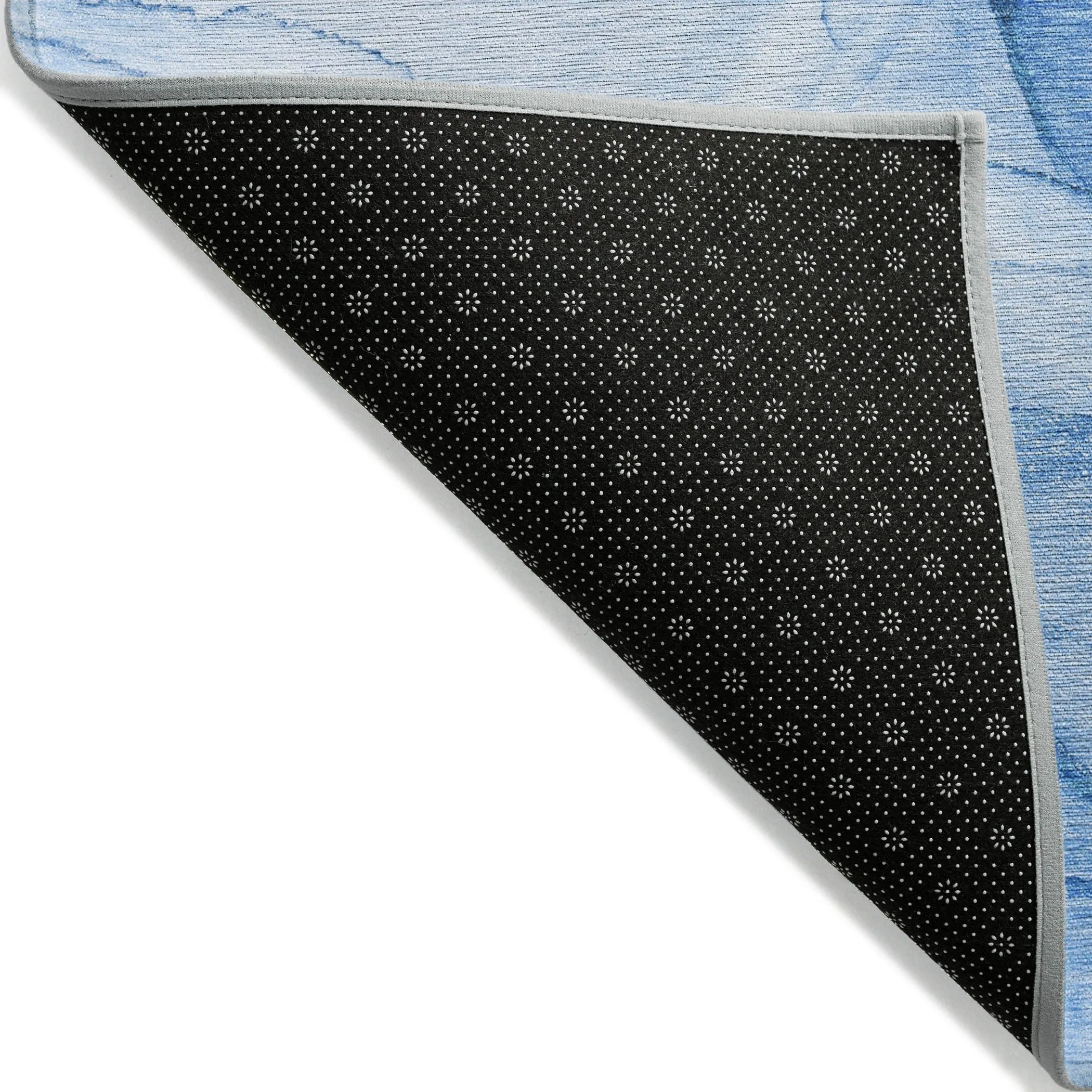 Machine Washable Indoor/ Outdoor Abstract Chantille Rug