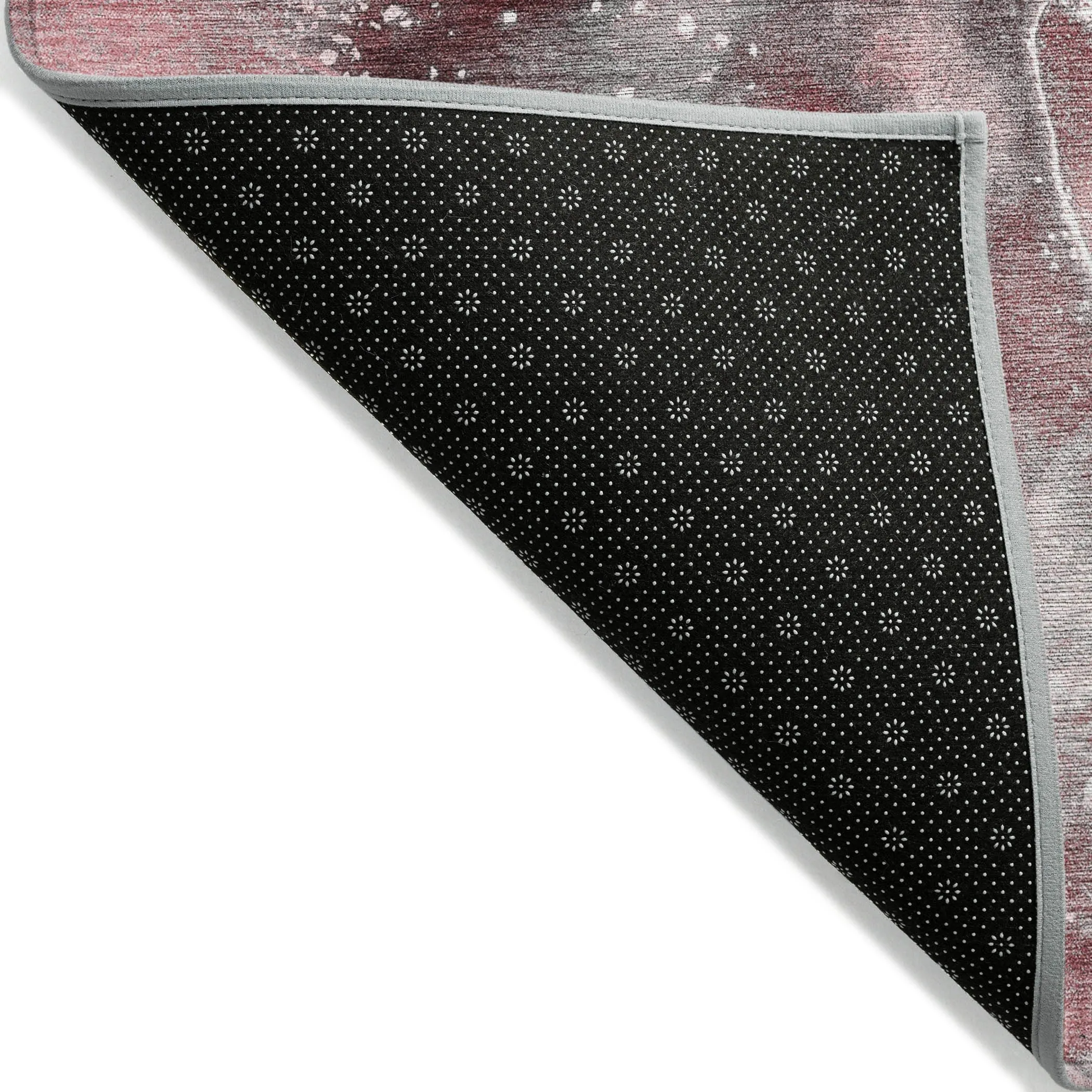 Machine Washable Indoor/ Outdoor Abstract Chantille Rug