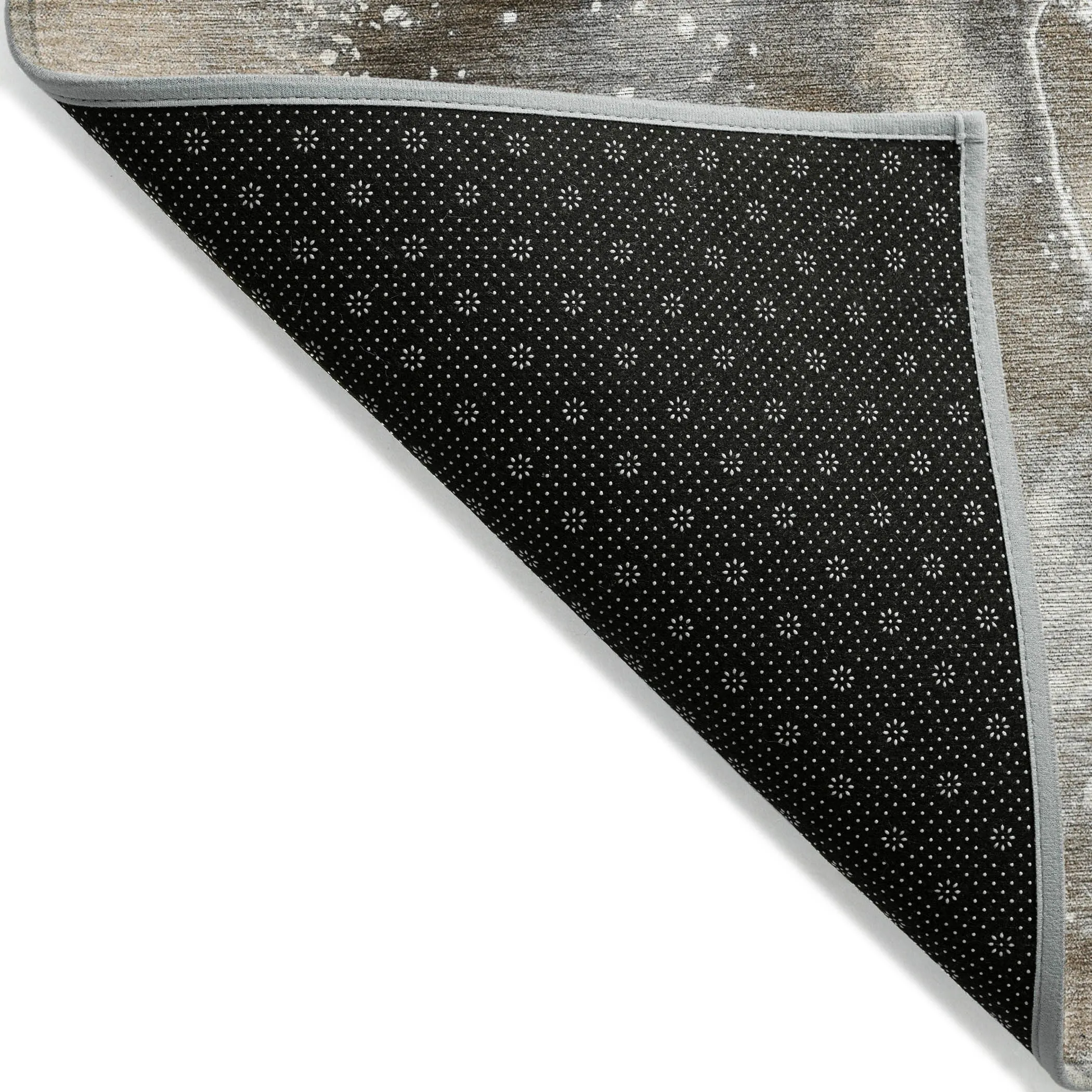 Machine Washable Indoor/ Outdoor Abstract Chantille Rug
