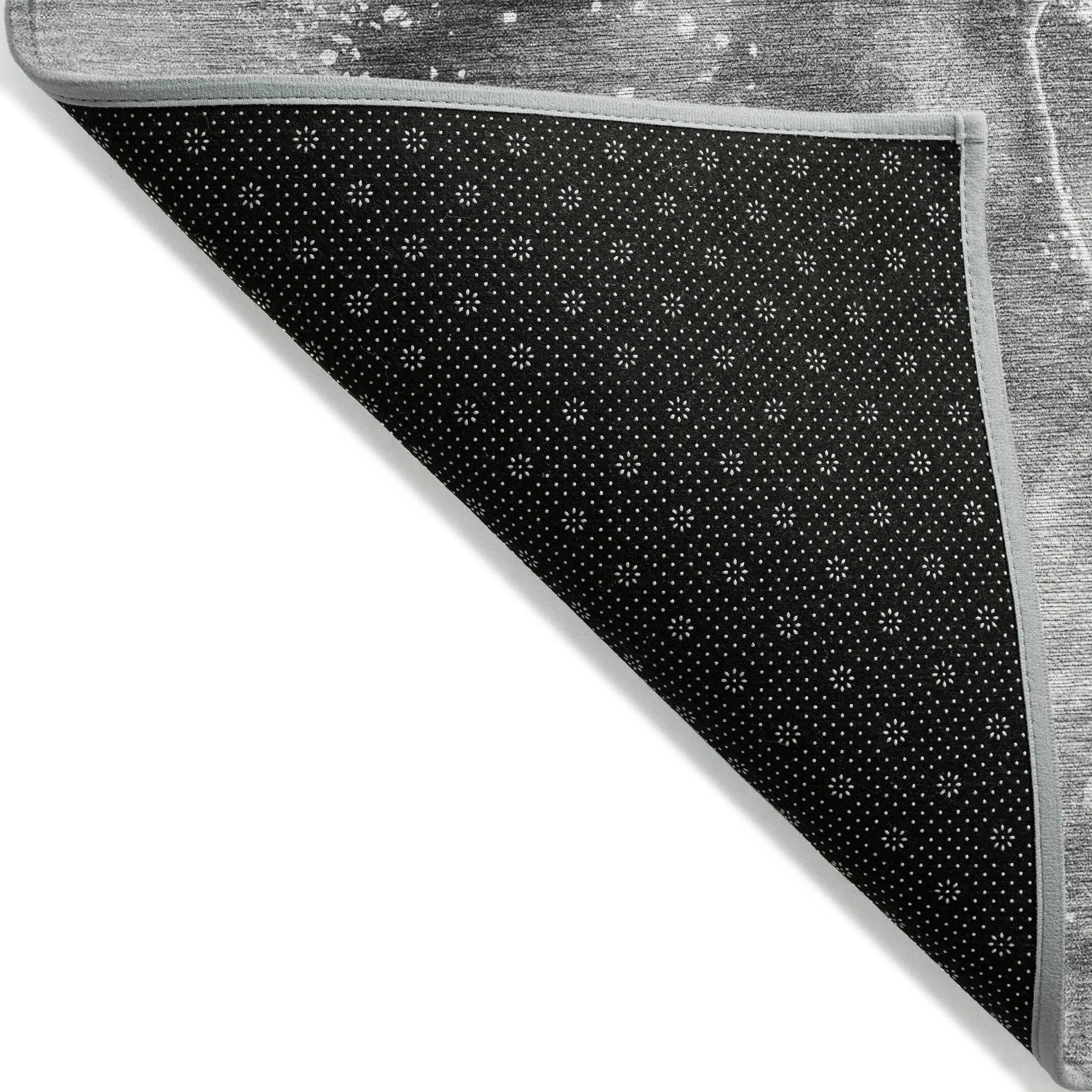 Machine Washable Indoor/ Outdoor Abstract Chantille Rug