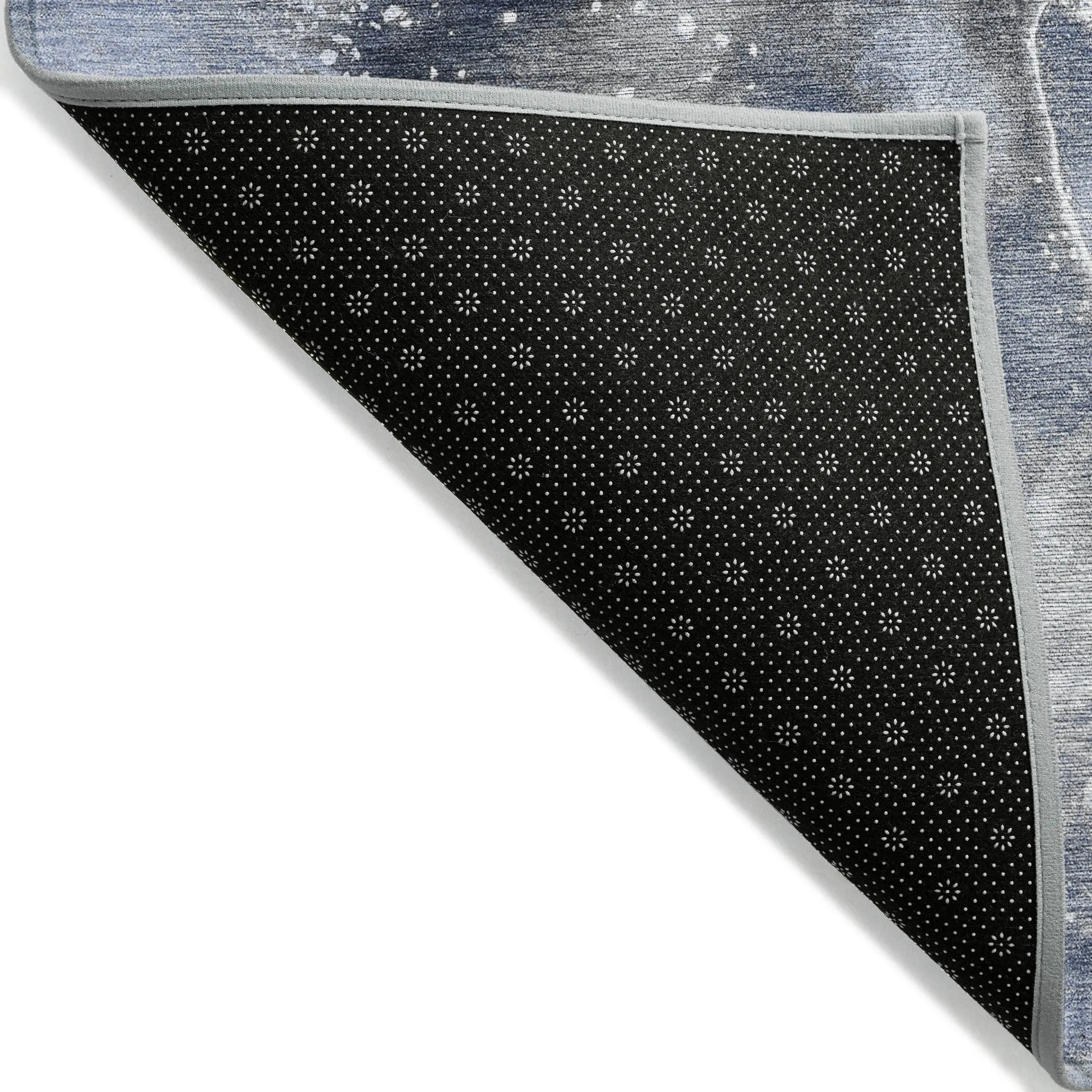 Machine Washable Indoor/ Outdoor Abstract Chantille Rug