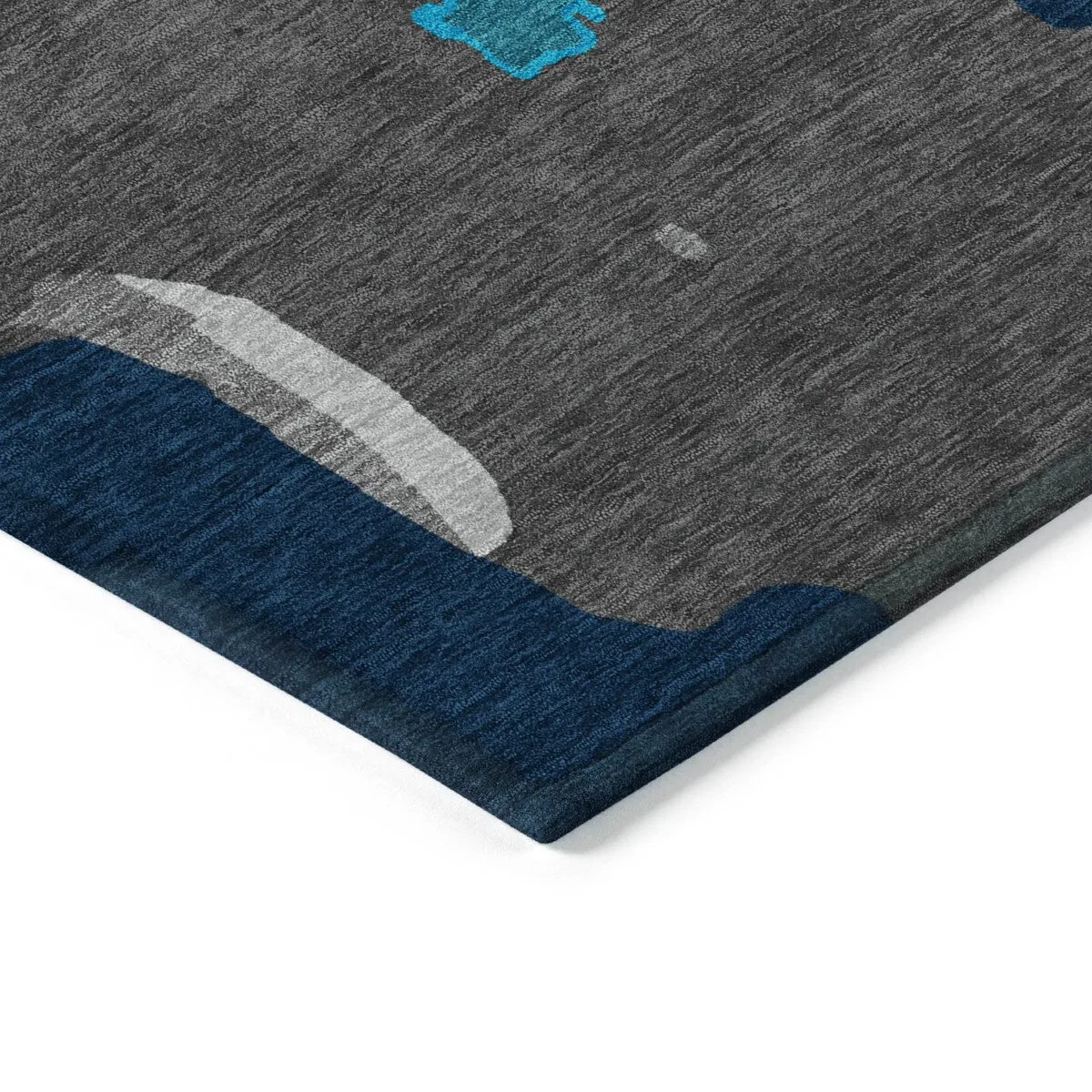 Machine Washable Indoor/ Outdoor Abstract Glam Chantille Rug