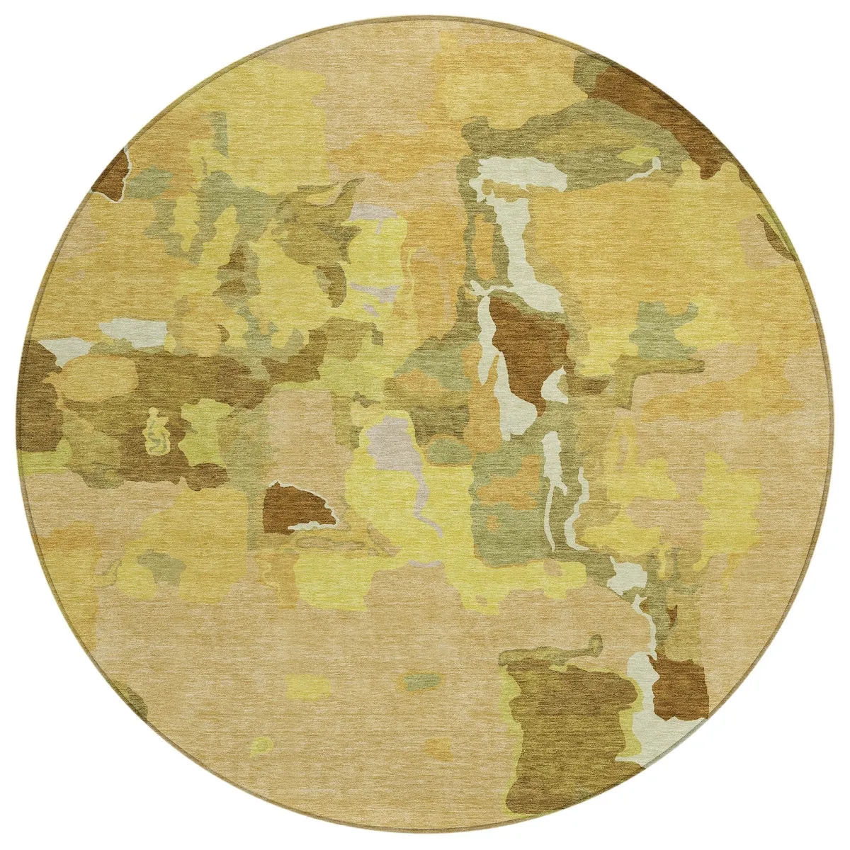 Machine Washable Indoor/ Outdoor Abstract Glam Chantille Rug
