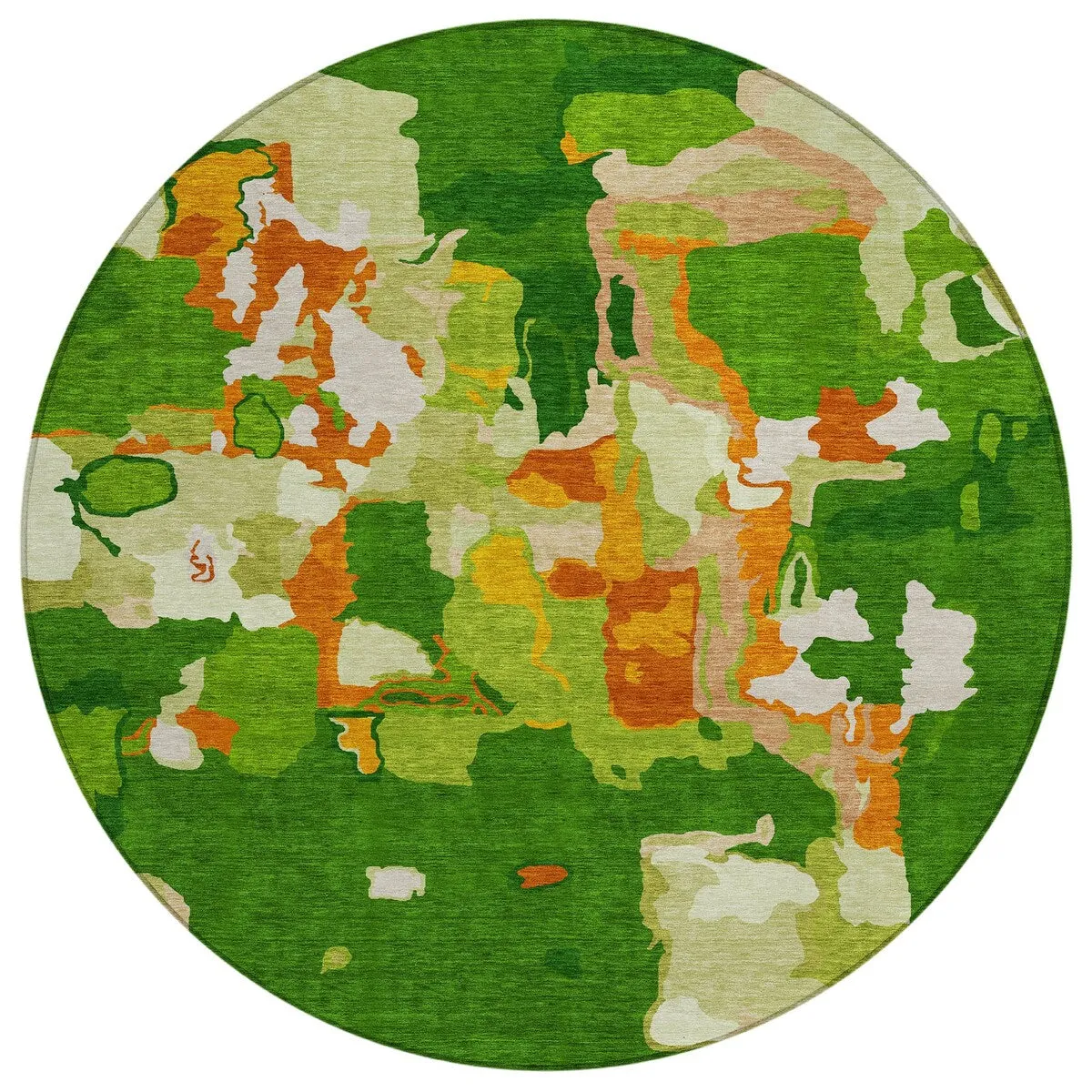 Machine Washable Indoor/ Outdoor Abstract Glam Chantille Rug