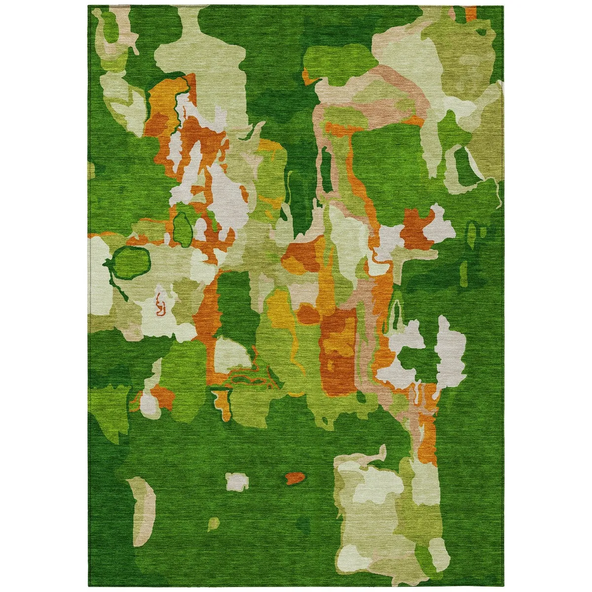 Machine Washable Indoor/ Outdoor Abstract Glam Chantille Rug