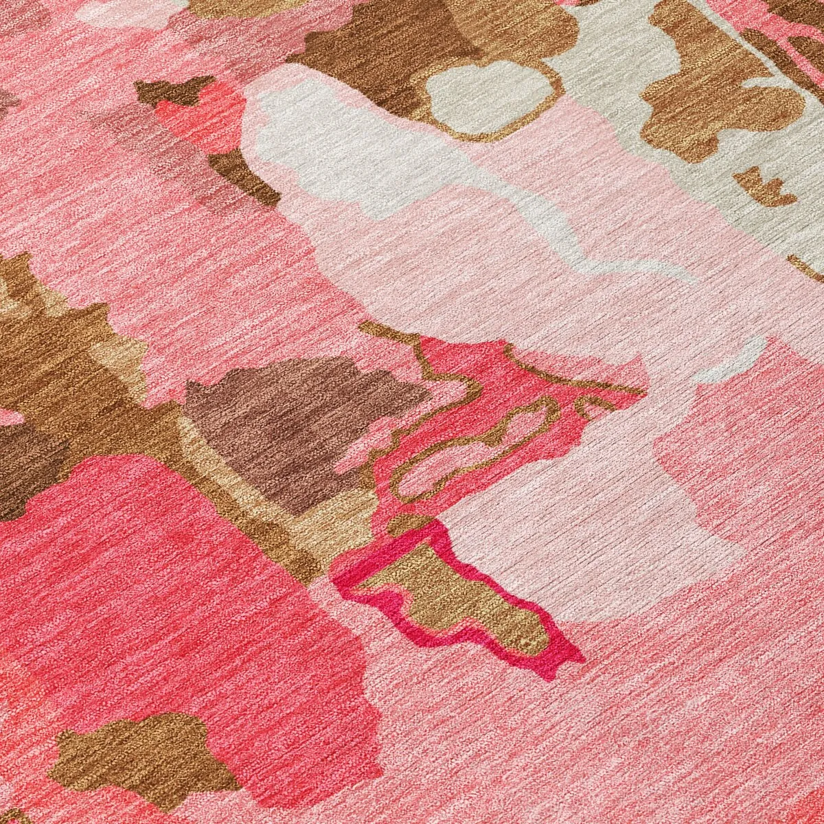Machine Washable Indoor/ Outdoor Abstract Glam Chantille Rug