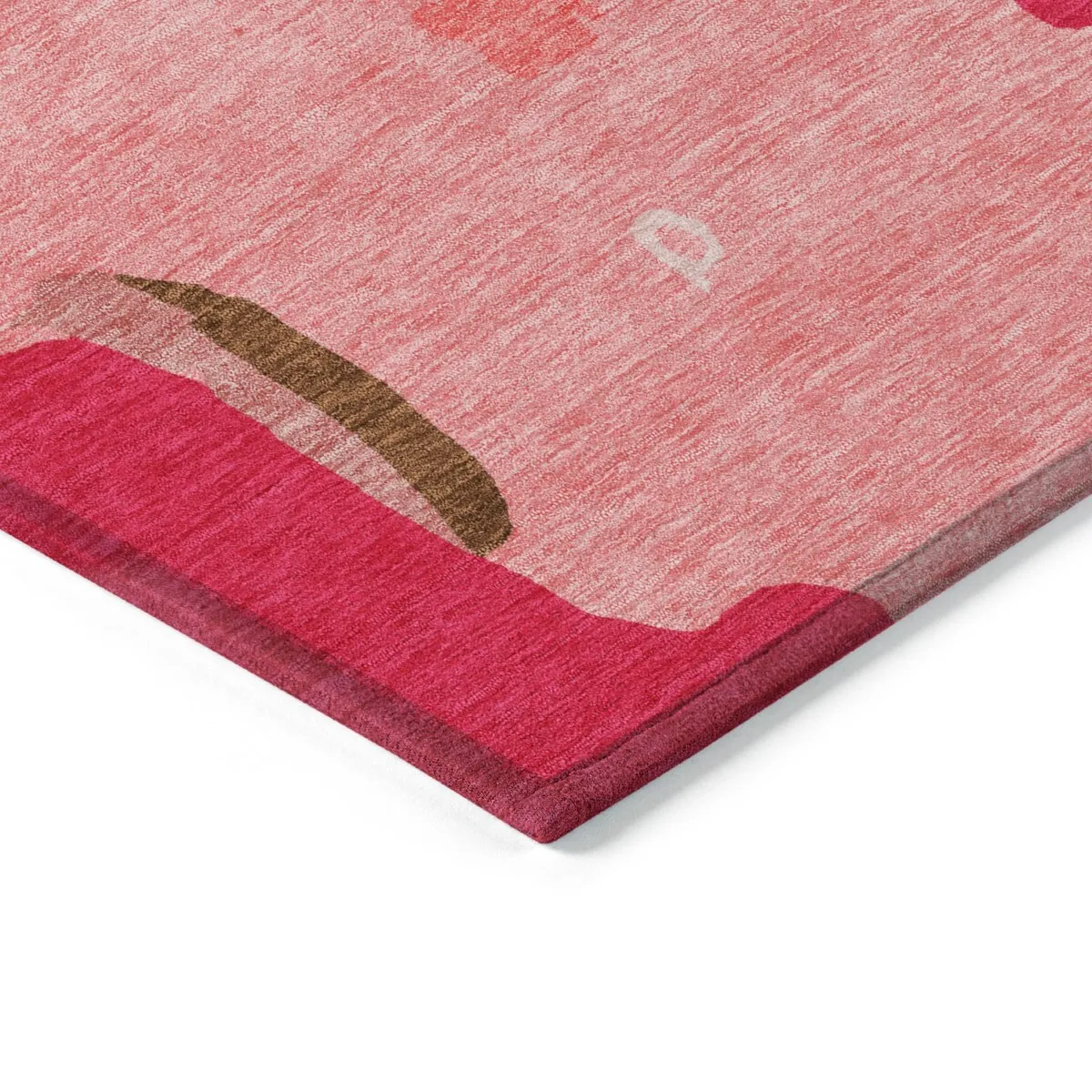 Machine Washable Indoor/ Outdoor Abstract Glam Chantille Rug