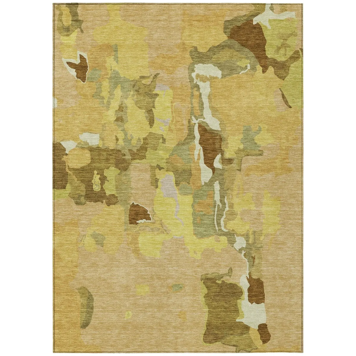 Machine Washable Indoor/ Outdoor Abstract Glam Chantille Rug