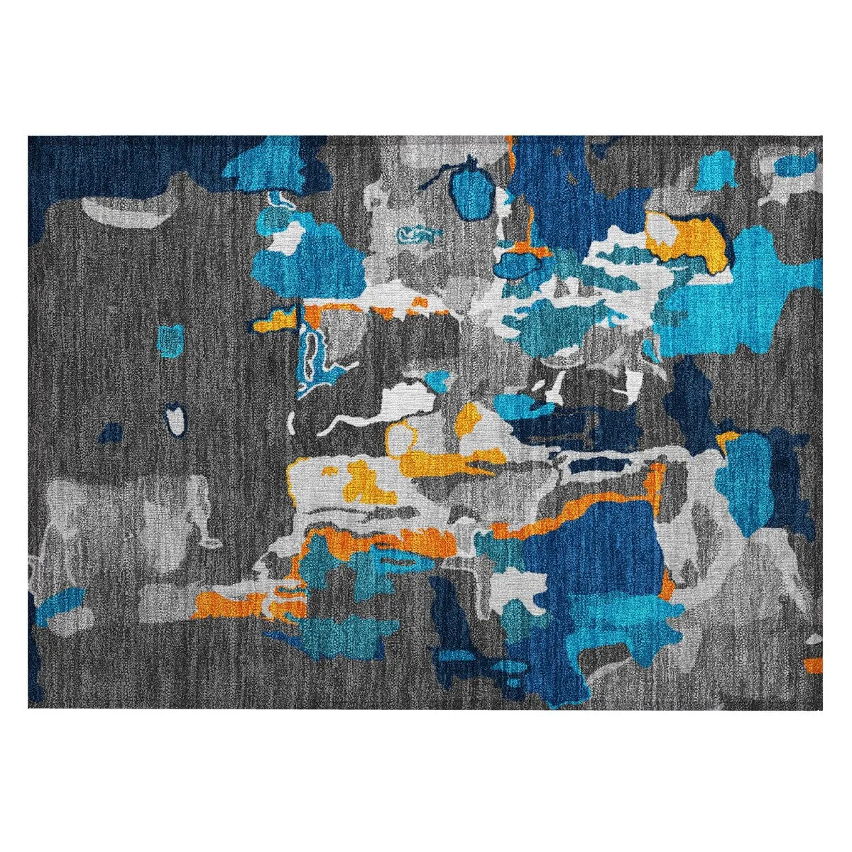 Machine Washable Indoor/ Outdoor Abstract Glam Chantille Rug