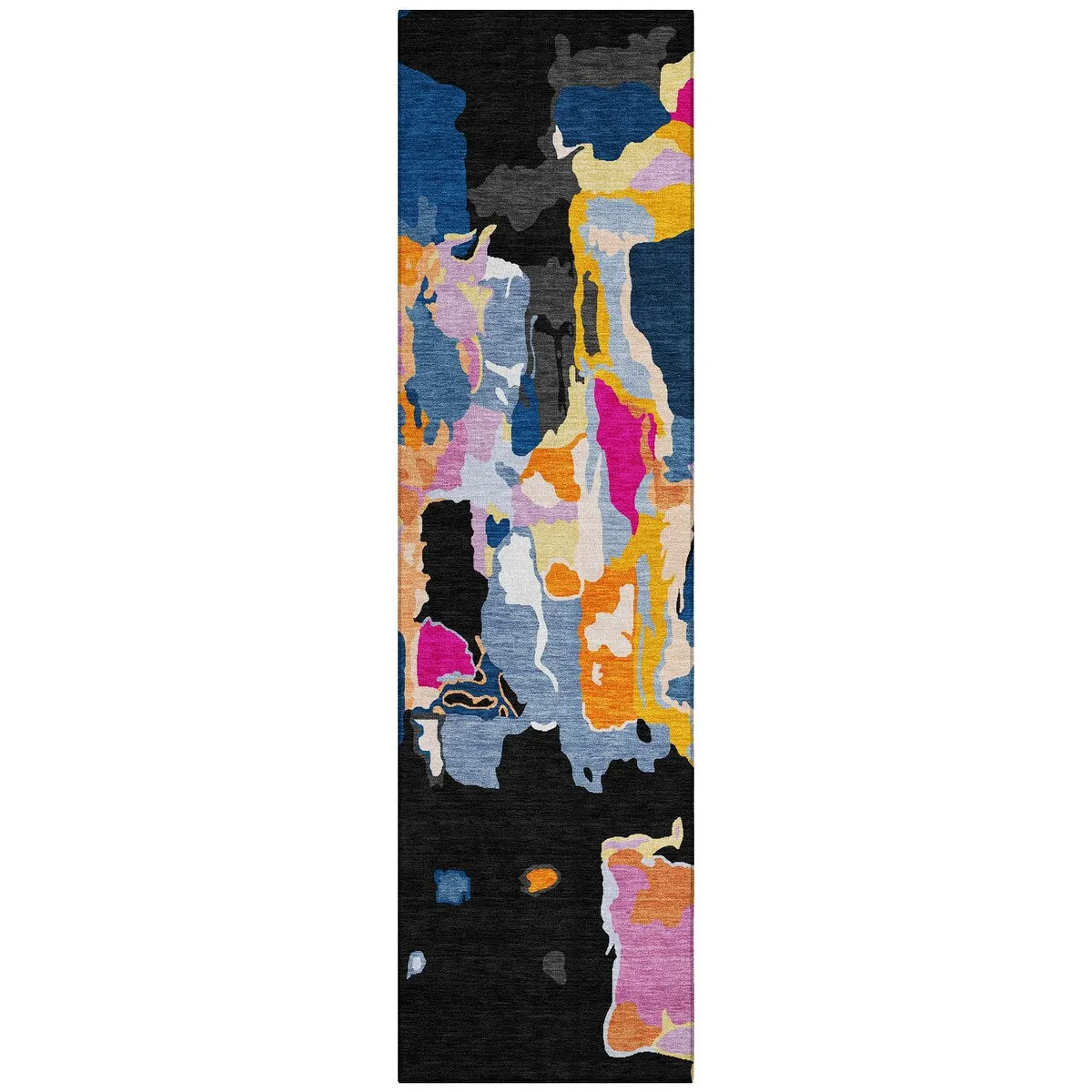 Machine Washable Indoor/ Outdoor Abstract Glam Chantille Rug