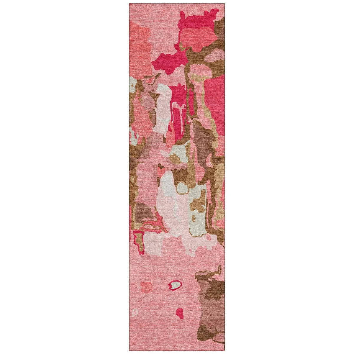 Machine Washable Indoor/ Outdoor Abstract Glam Chantille Rug