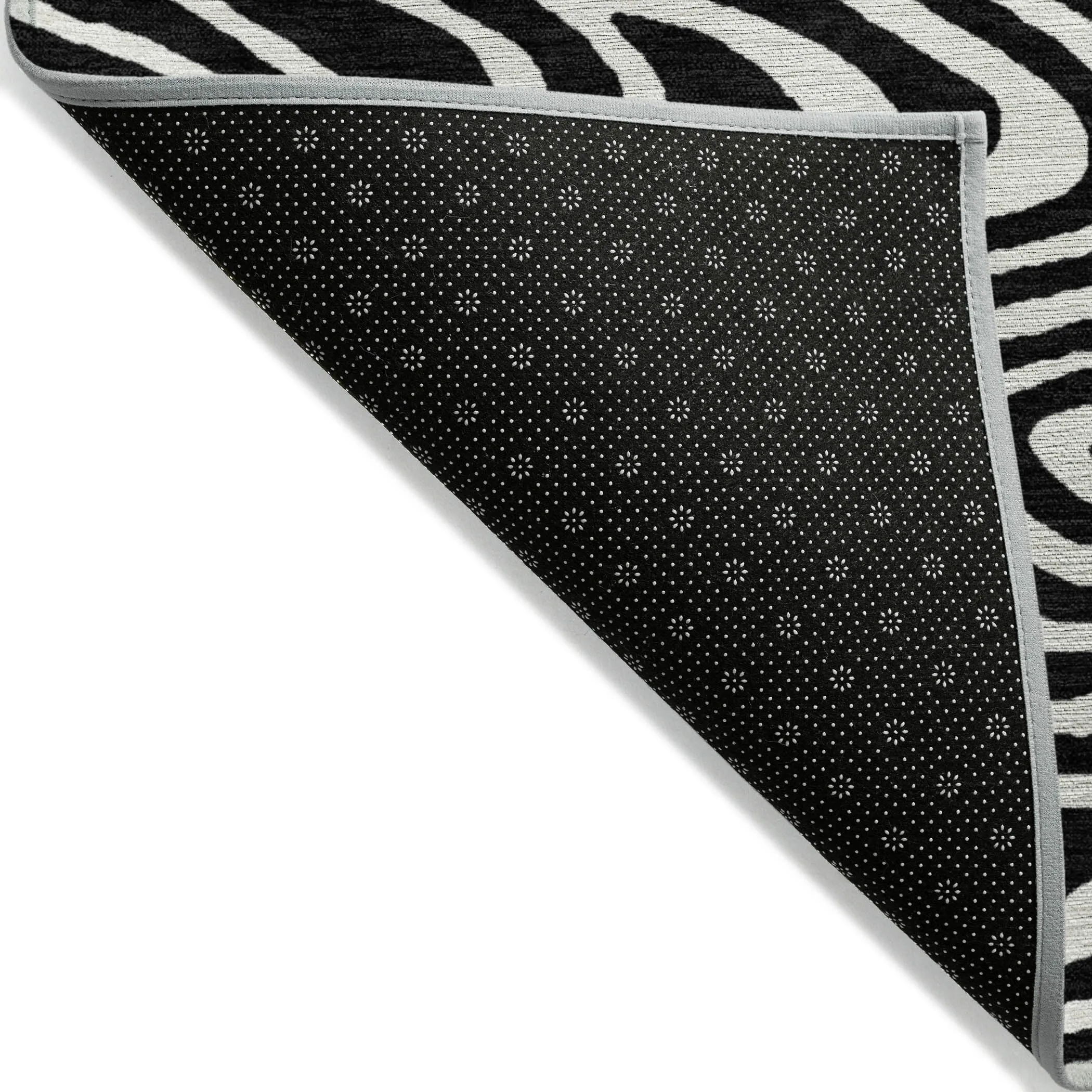 Machine Washable Indoor/ Outdoor Abstract Modern Chantille Rug