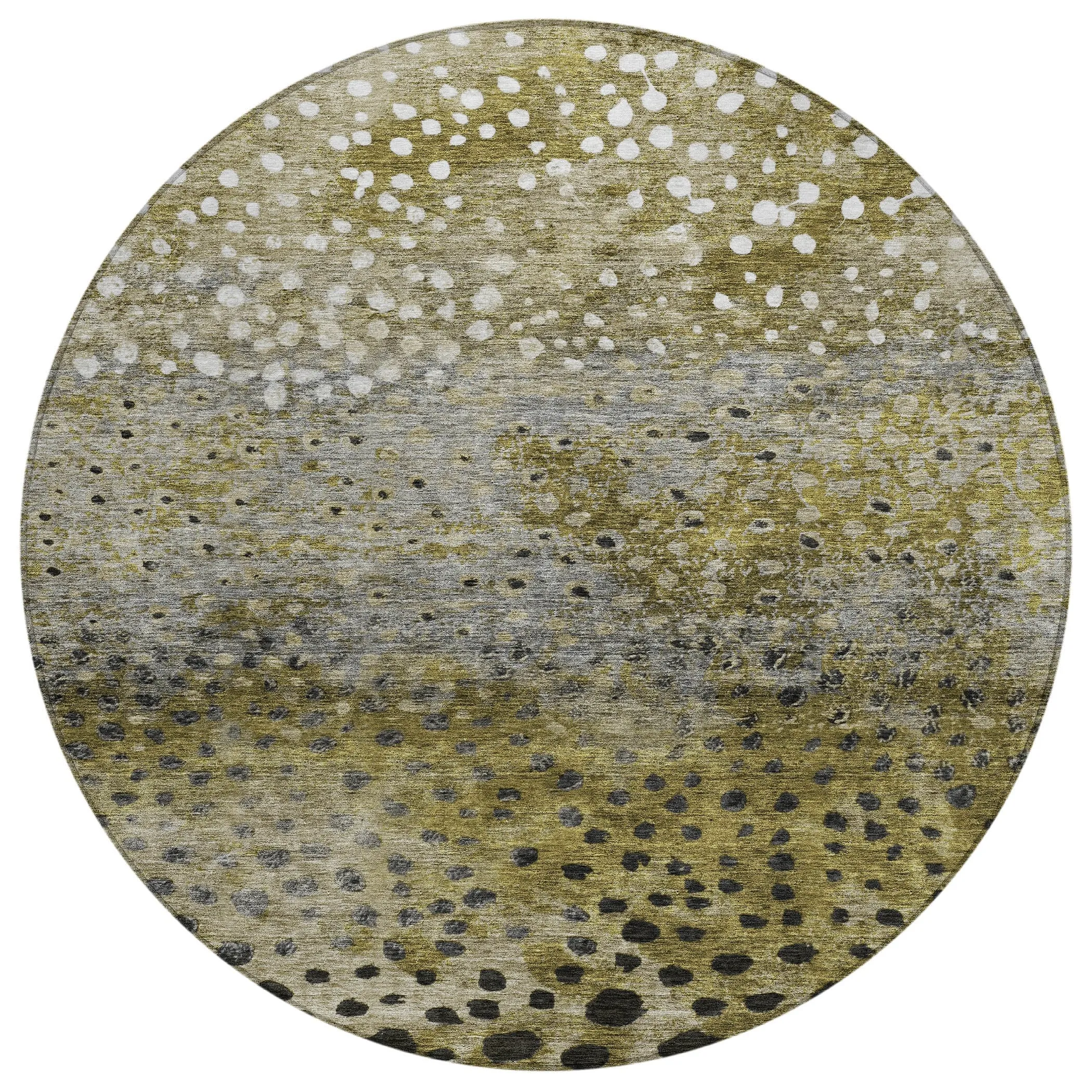 Machine Washable Indoor/ Outdoor Abstract Modern Chantille Rug